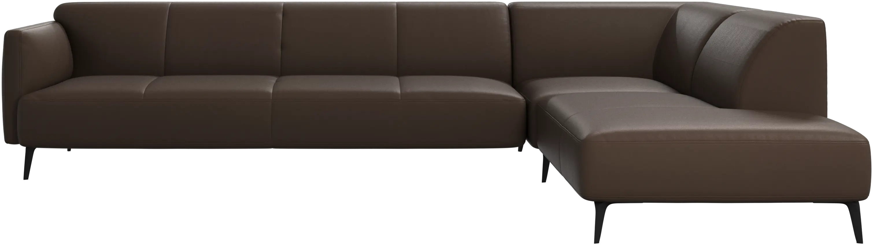 Modena corner sofa with lounging unit