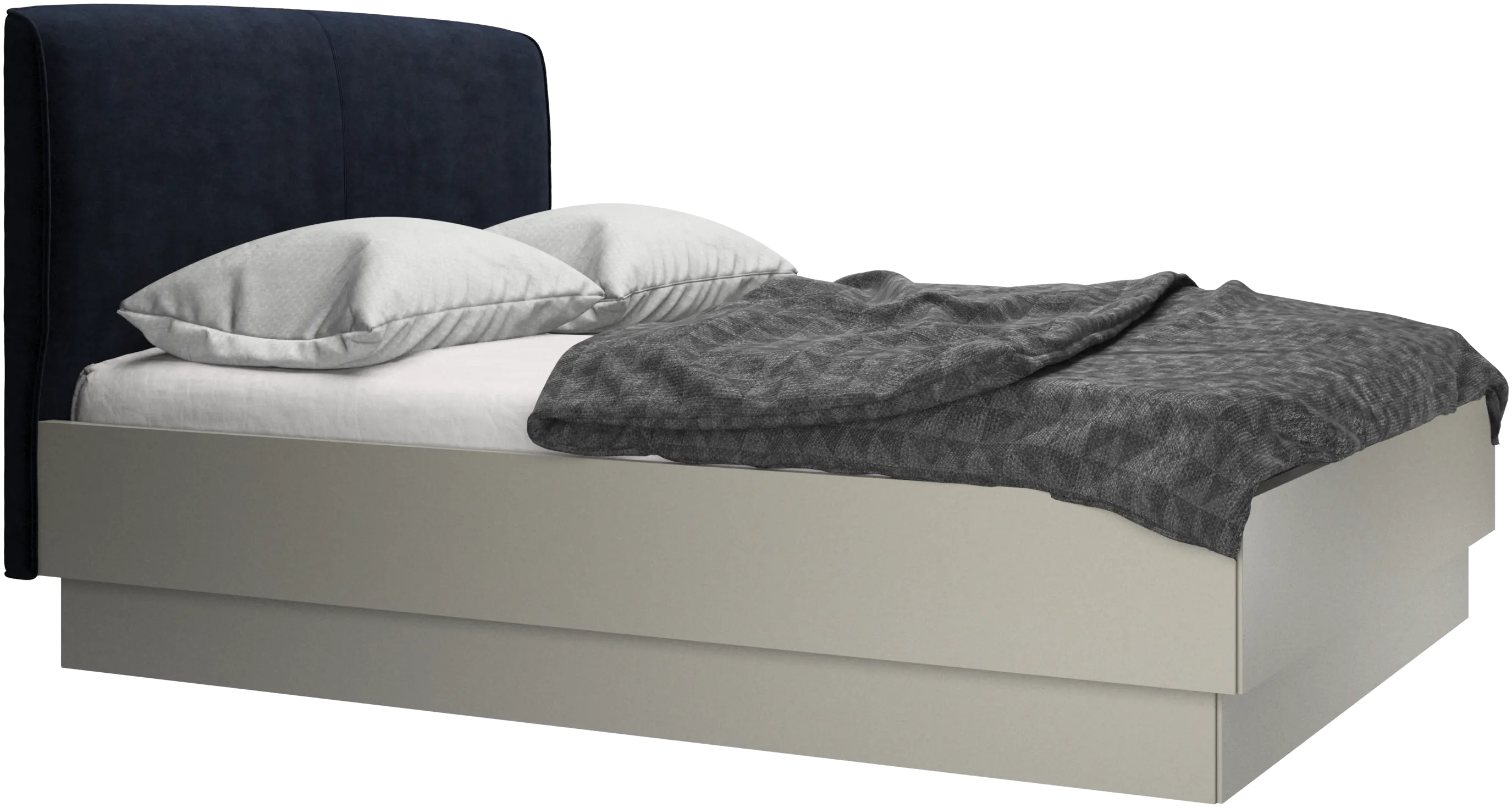 Houston, cama tapizada con almacenamiento