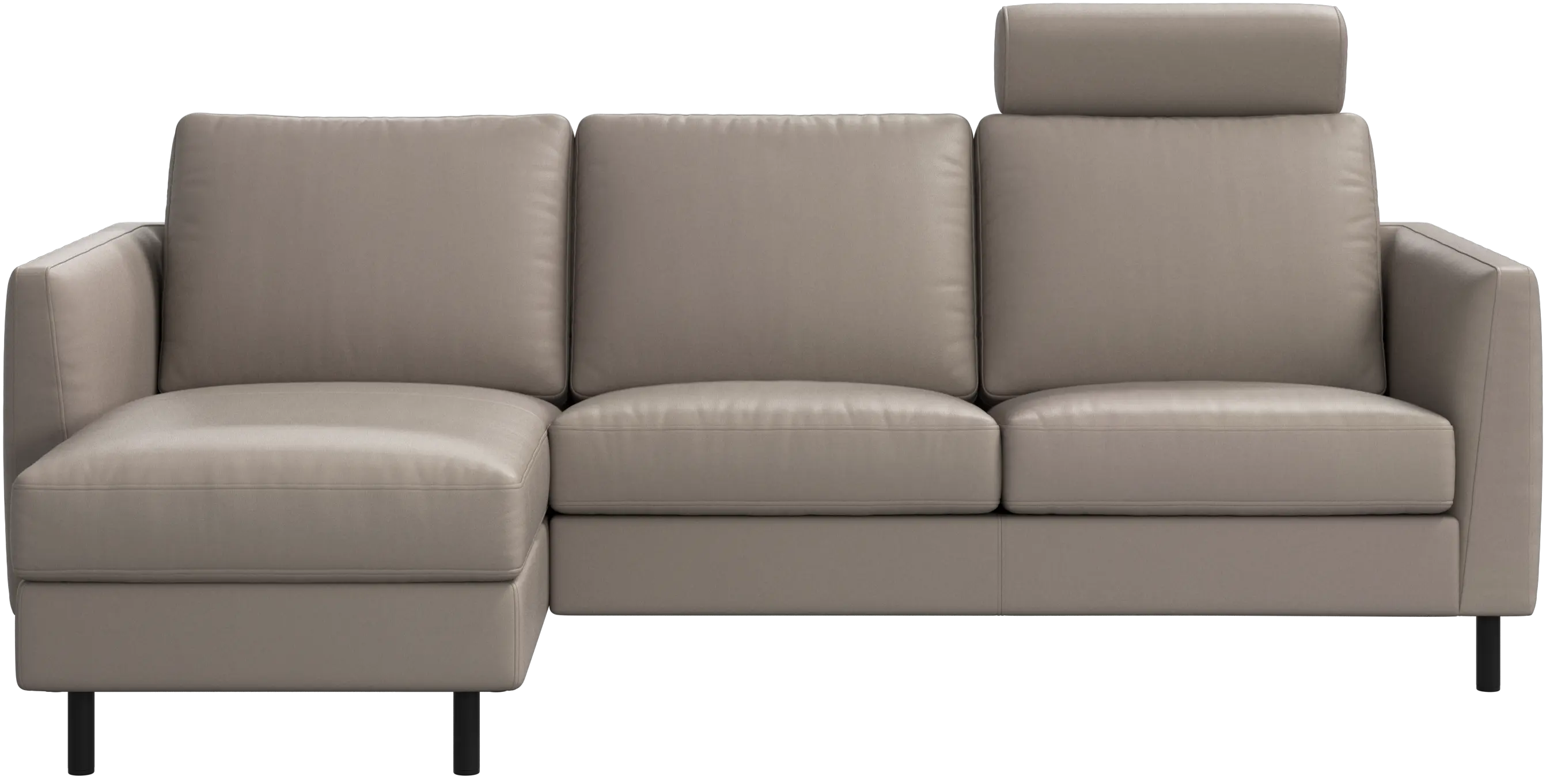 Indivi sofa with chaise longue left