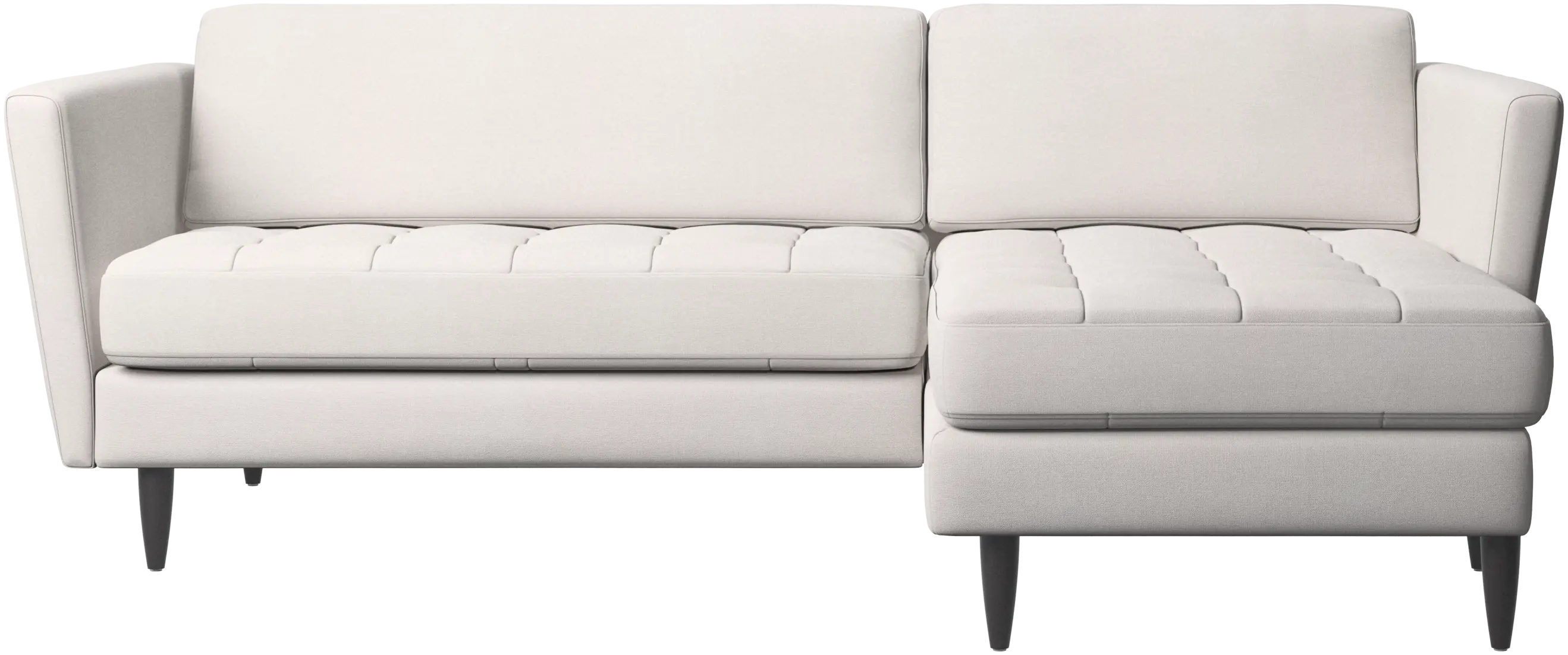 Osaka sofa with resting unit, tufted seat