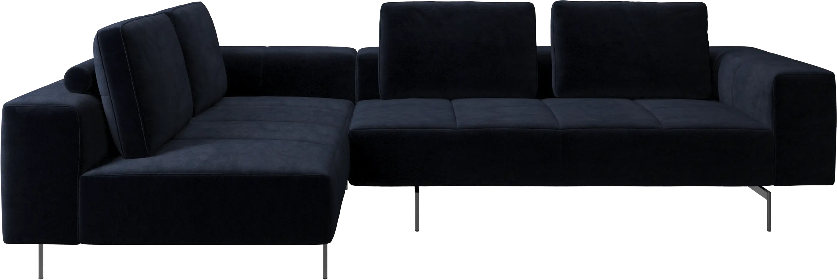 Amsterdam corner sofa with lounging unit