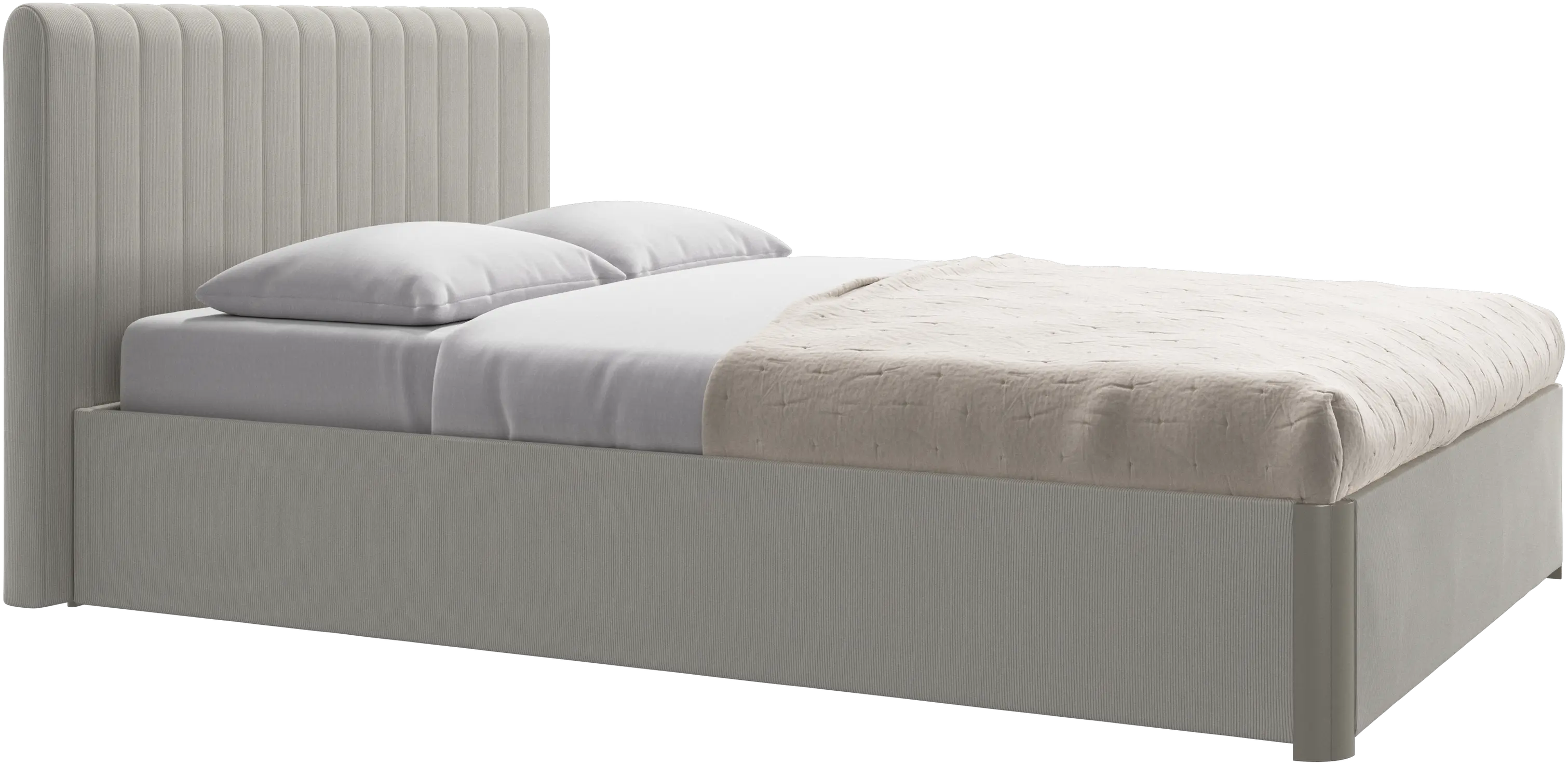 Element bed, bed-mounted headboard, with slats, excl. mattress