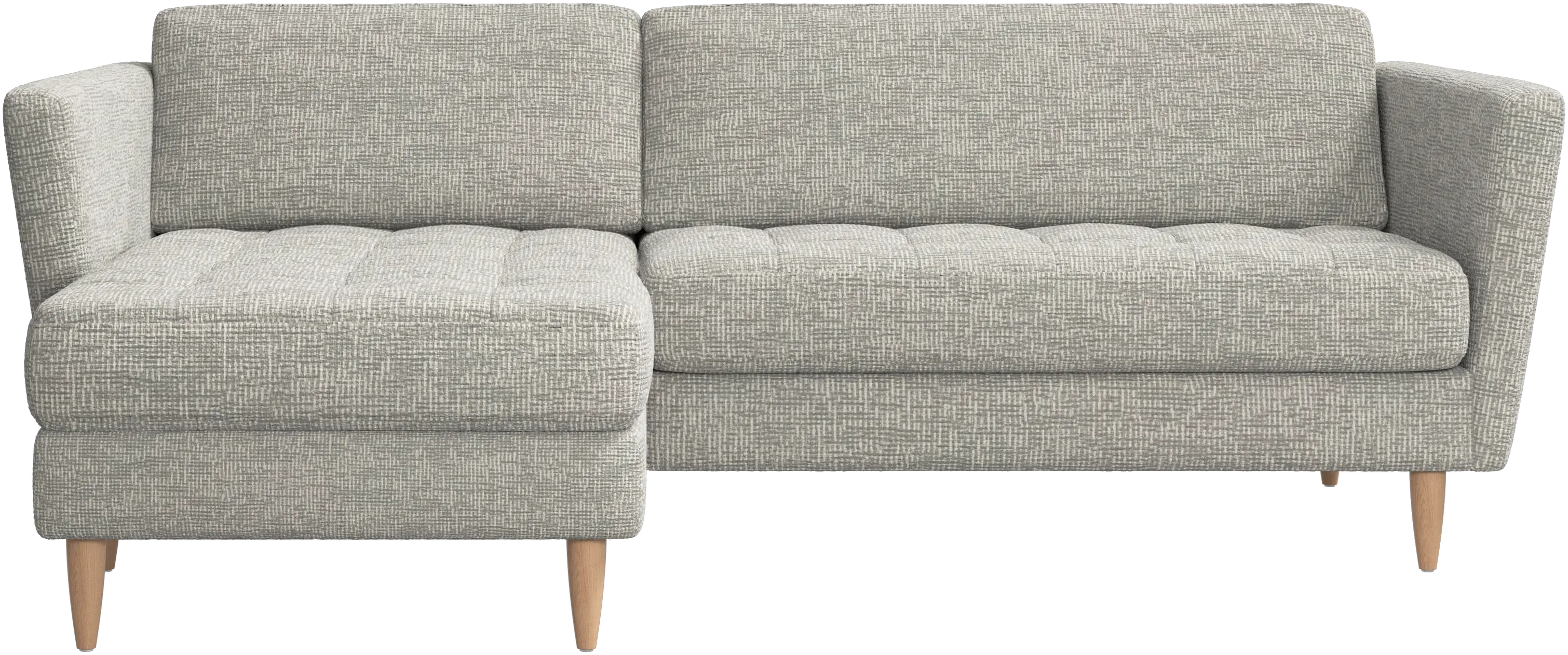 Osaka Sofa mit Ruhemodul, getuftete Sitzfläche