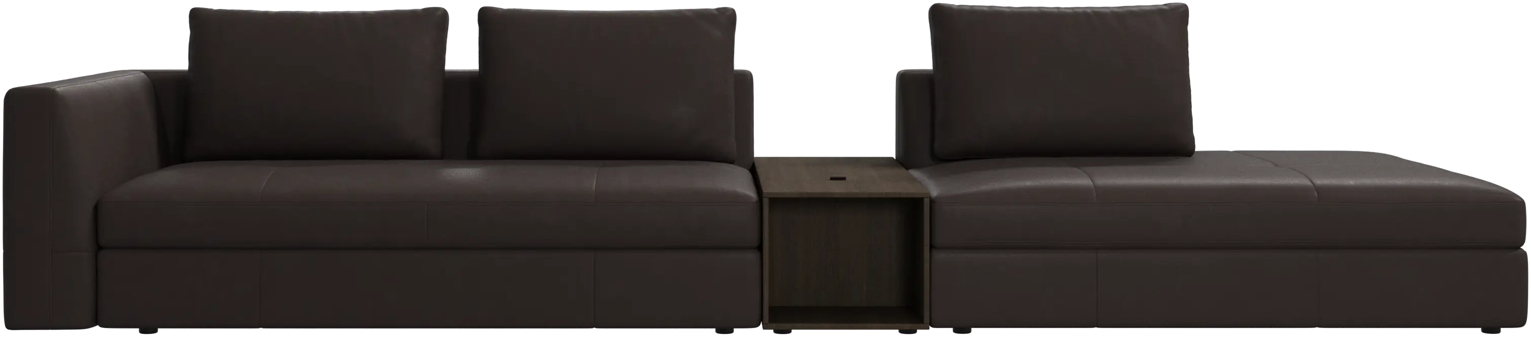 Bergamo 3-seater lounge sofa with storage
