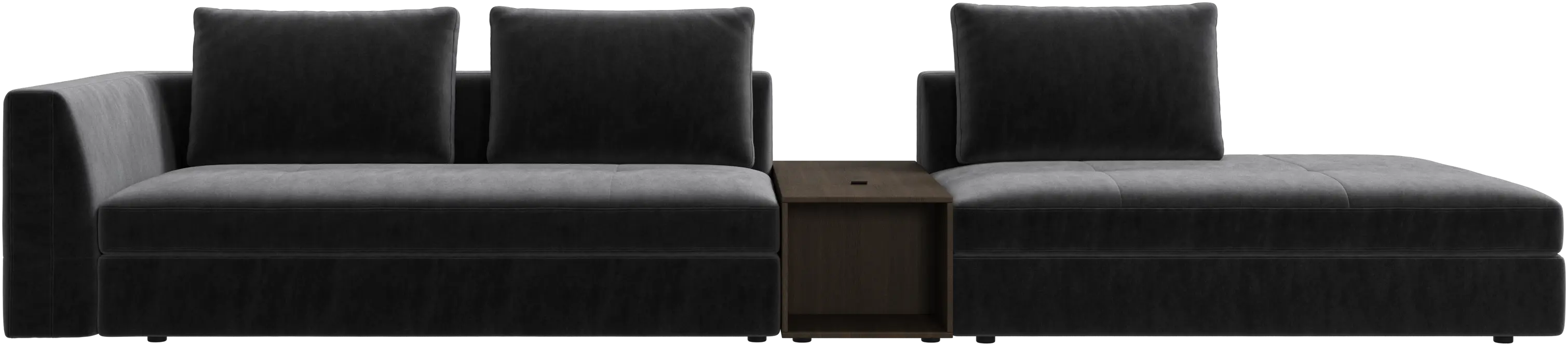 Bergamo 3 seater lounge sofa with storage