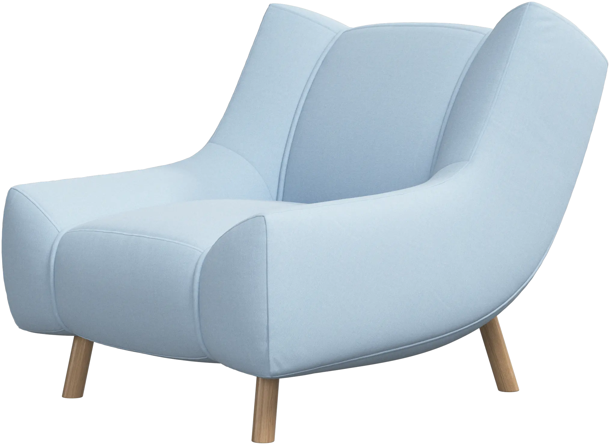 Chaise Nawabari, jambe en bois