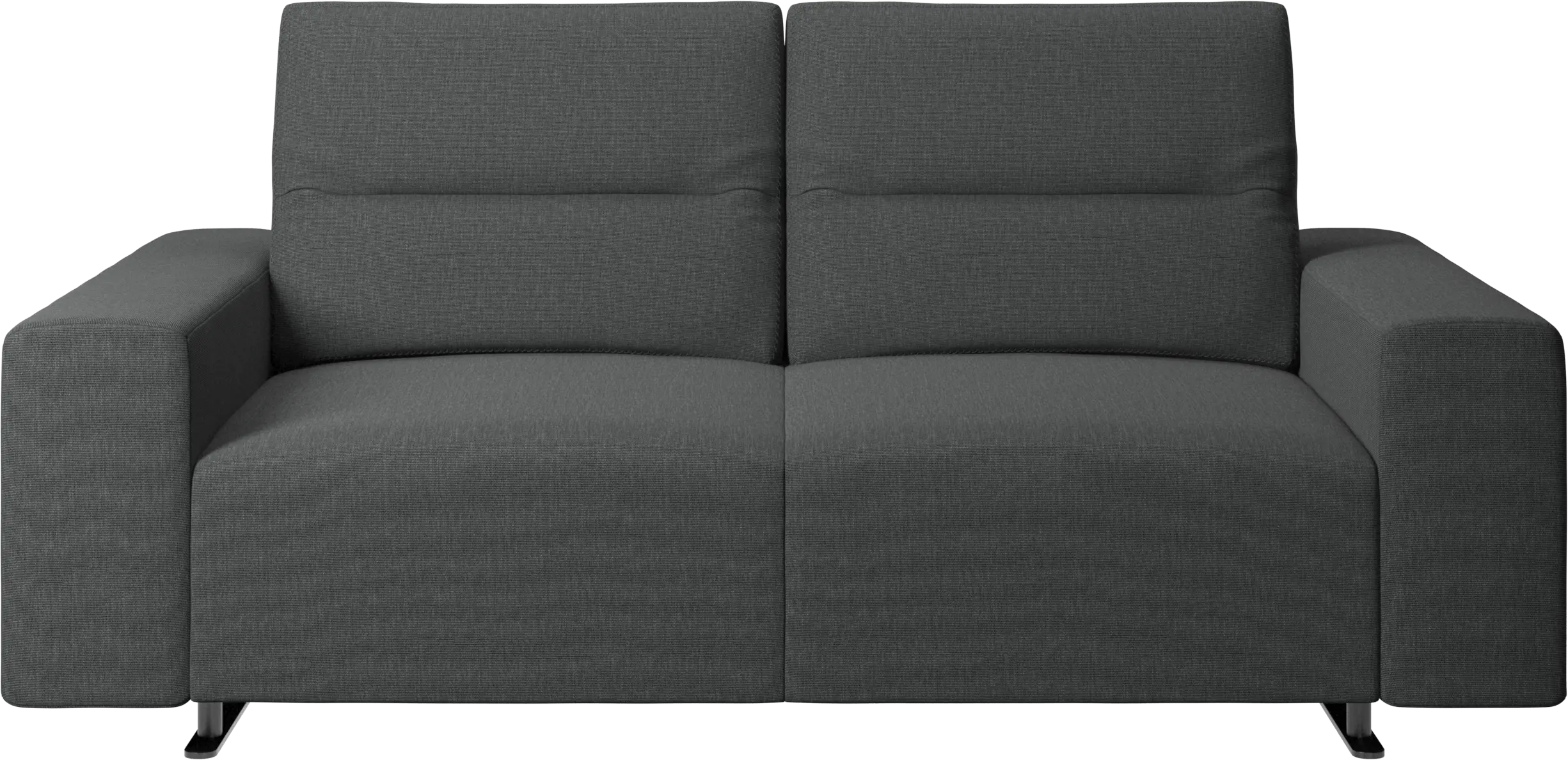 Hampton sofa with adjustable back and storage on the left side