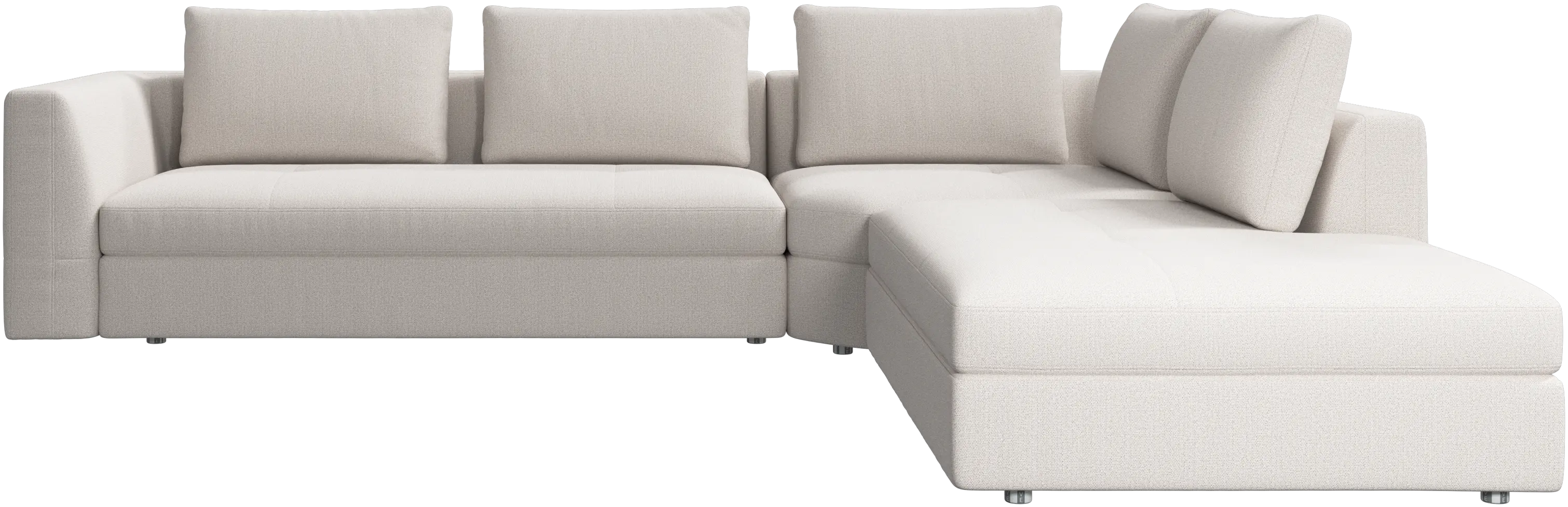 Bergamo corner sofa with lounging unit
