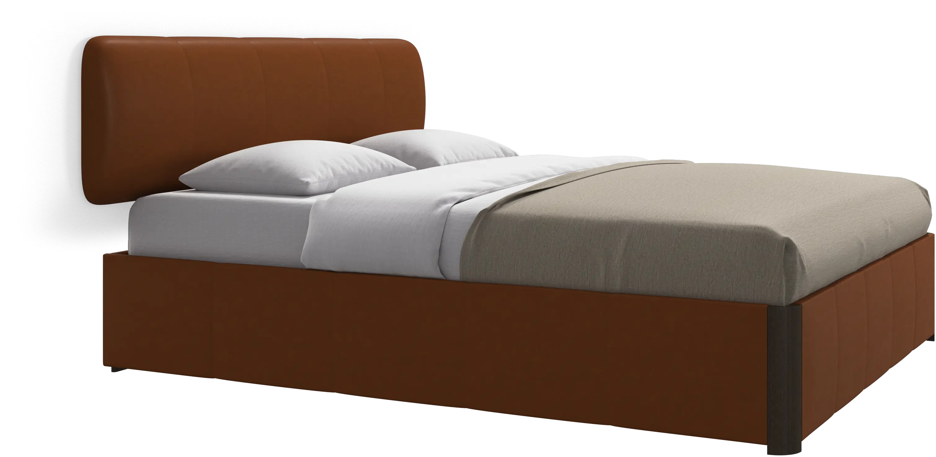 Element bed, wall-mounted headboard, without slats, excl. mattress