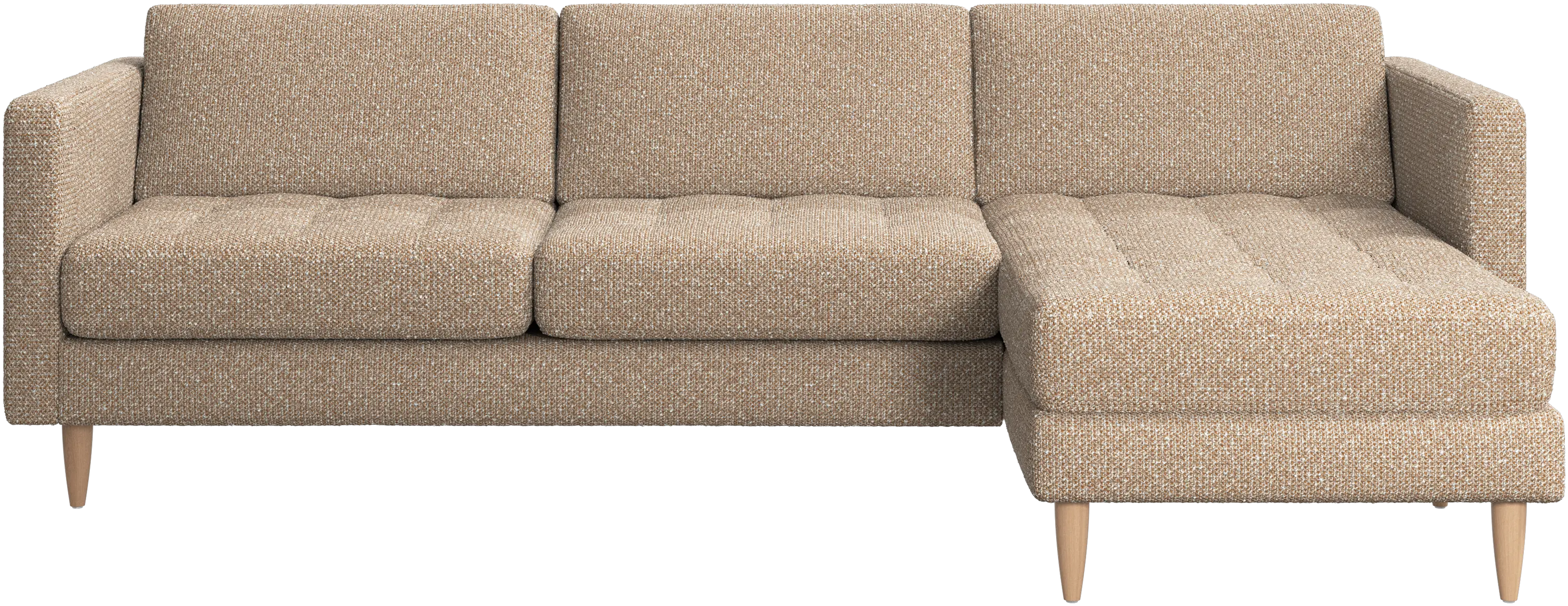 Osaka sofa with resting unit, tufted seat