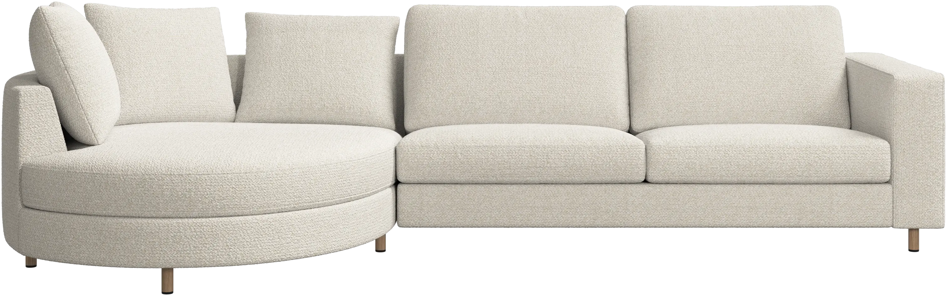 Indivi sofa with chaise longue left