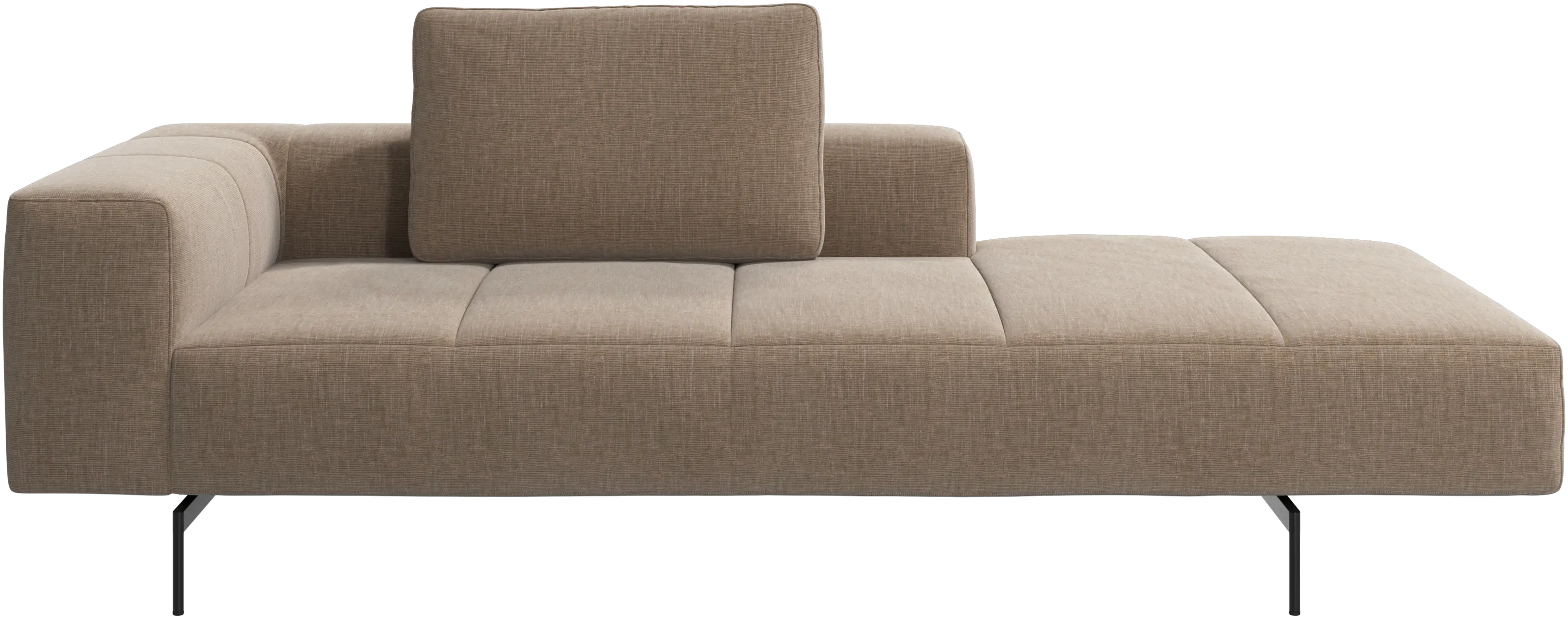 Amsterdam ソファ用ラウンジモジュール (左アームレスト、右オープンエンド)