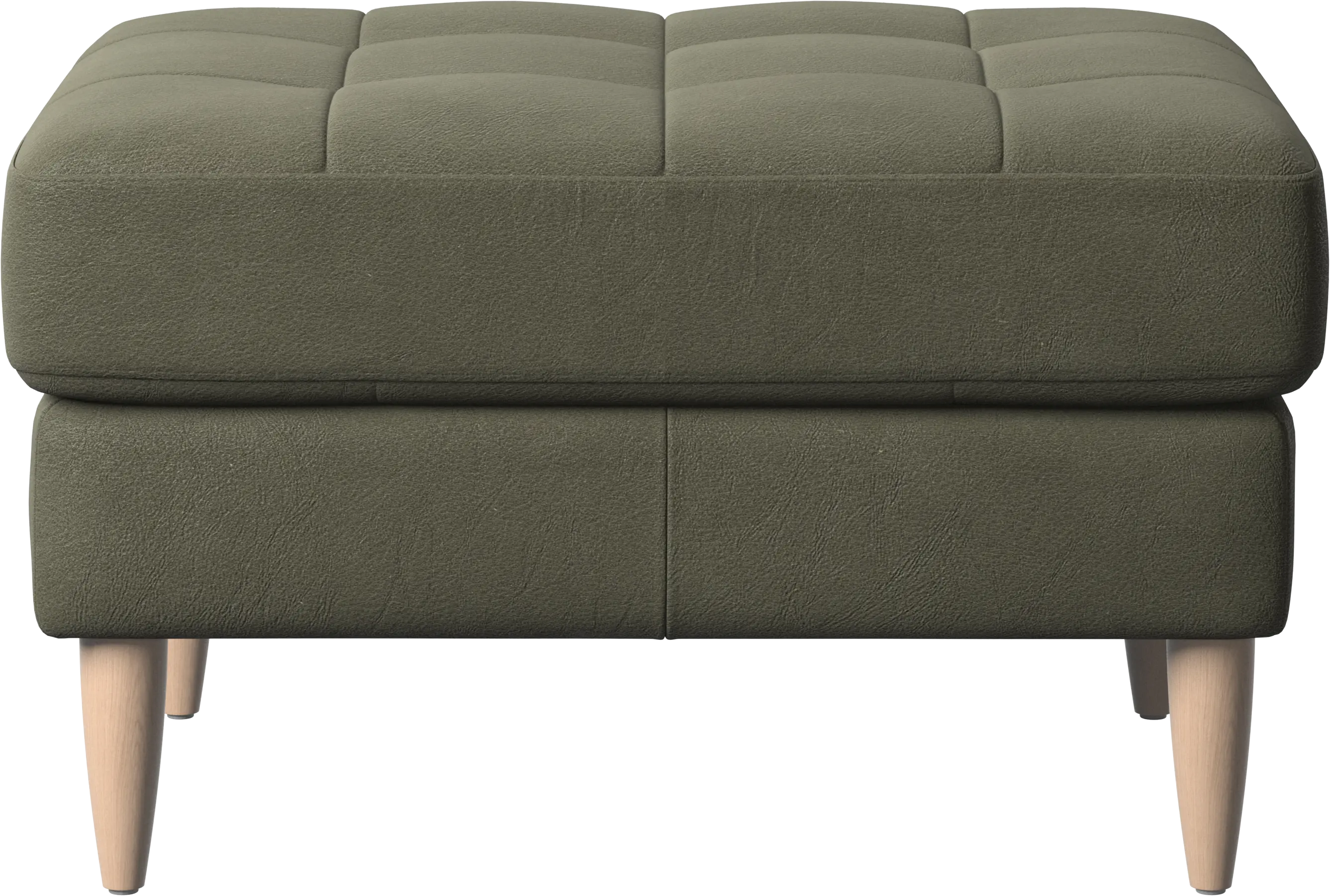 Osaka footstool, tufted seat