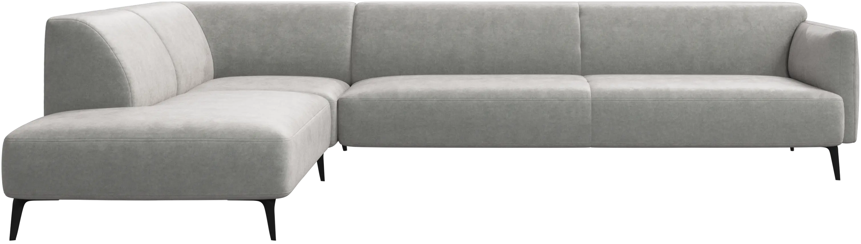 Modena corner sofa with lounging unit