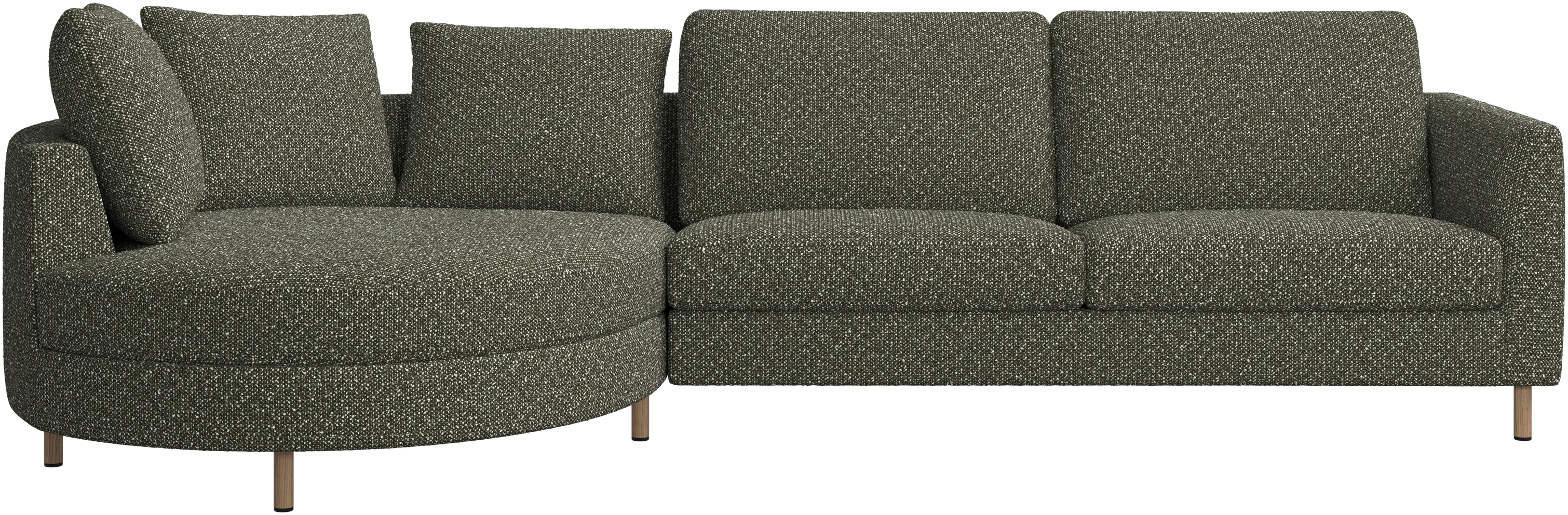 Sofá Indivi con módulo chaise-longue a la izquierda