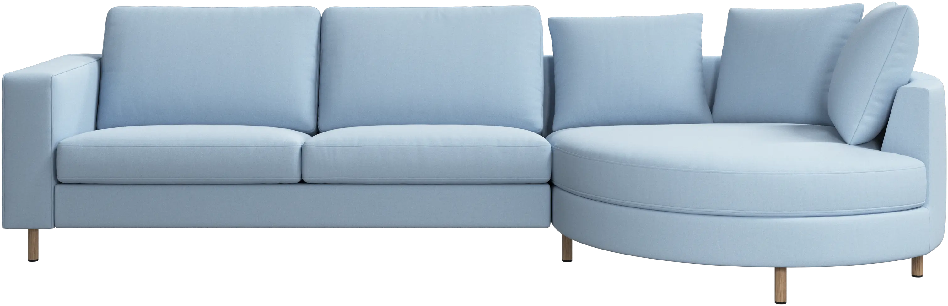Sofá Indivi con módulo chaise-longue a la derecha