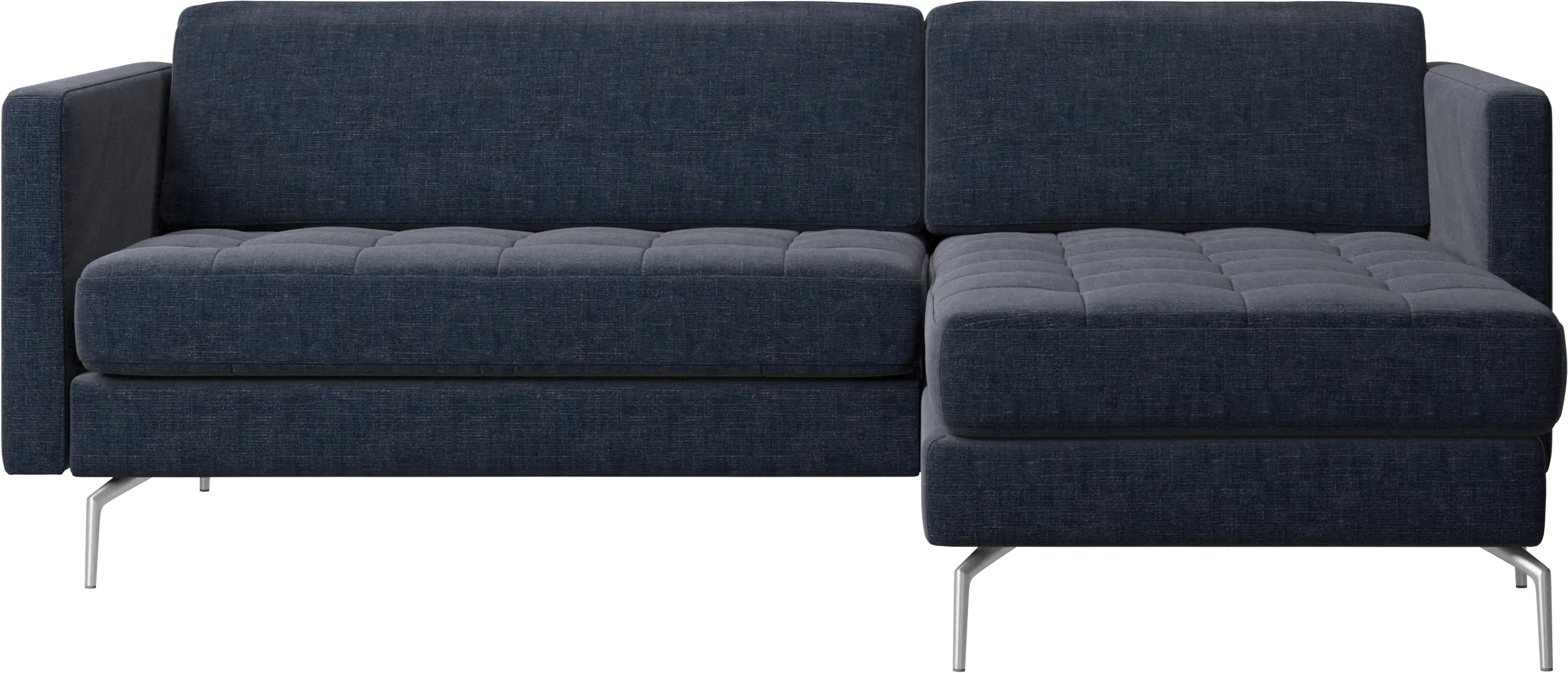 Osaka sofa with resting unit, tufted seat