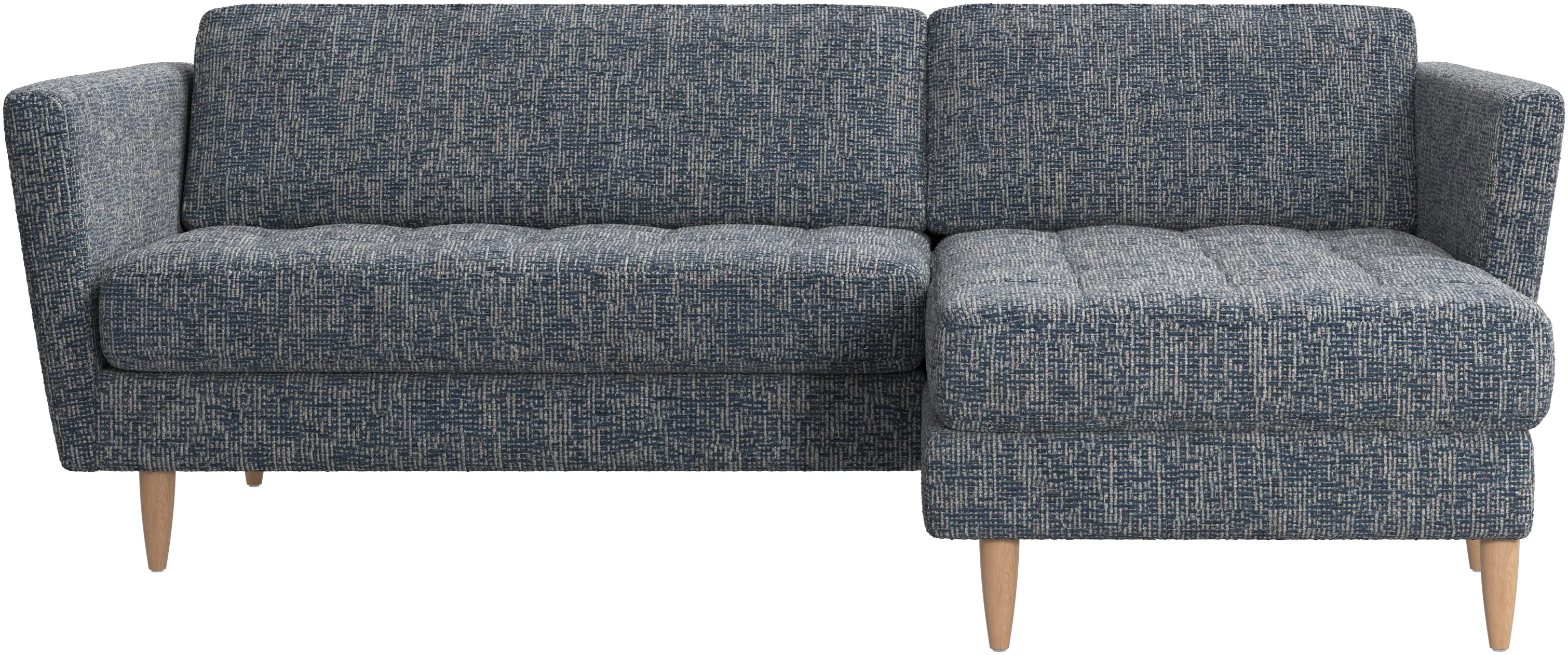 Osaka sofa with resting unit, tufted seat