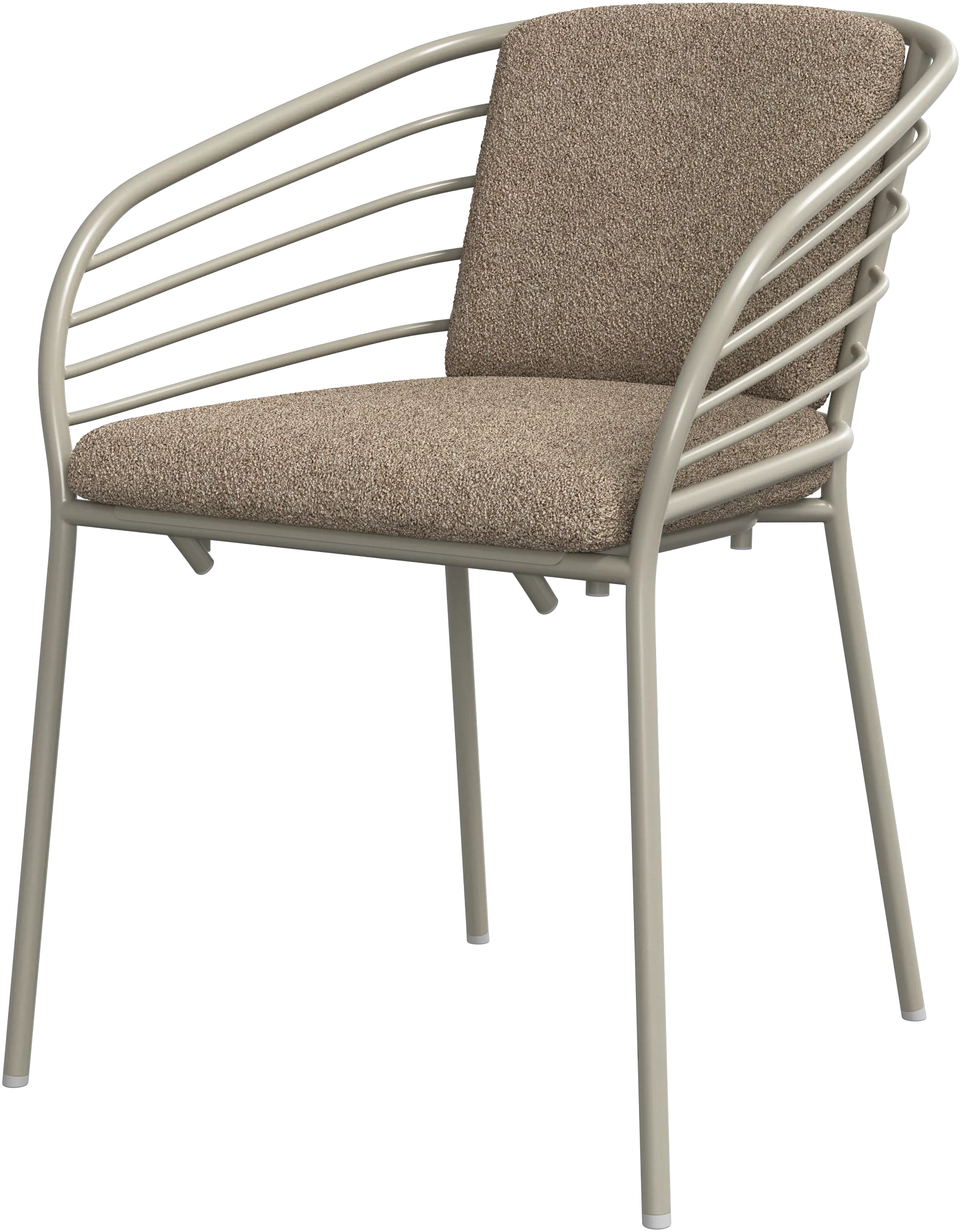 Cancún dining chair with arm & cushion