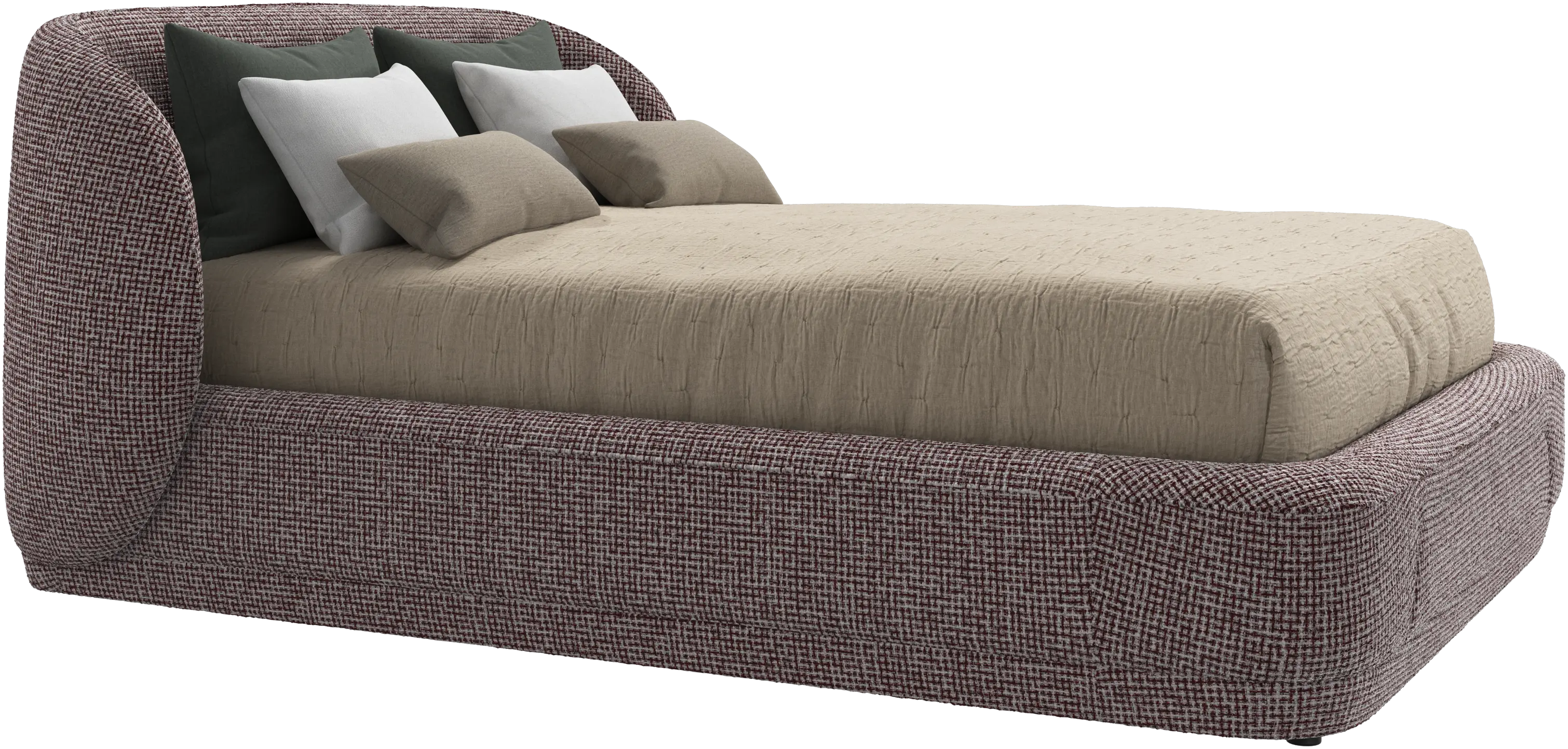 Bolzano bed with slats - W140xL200cm