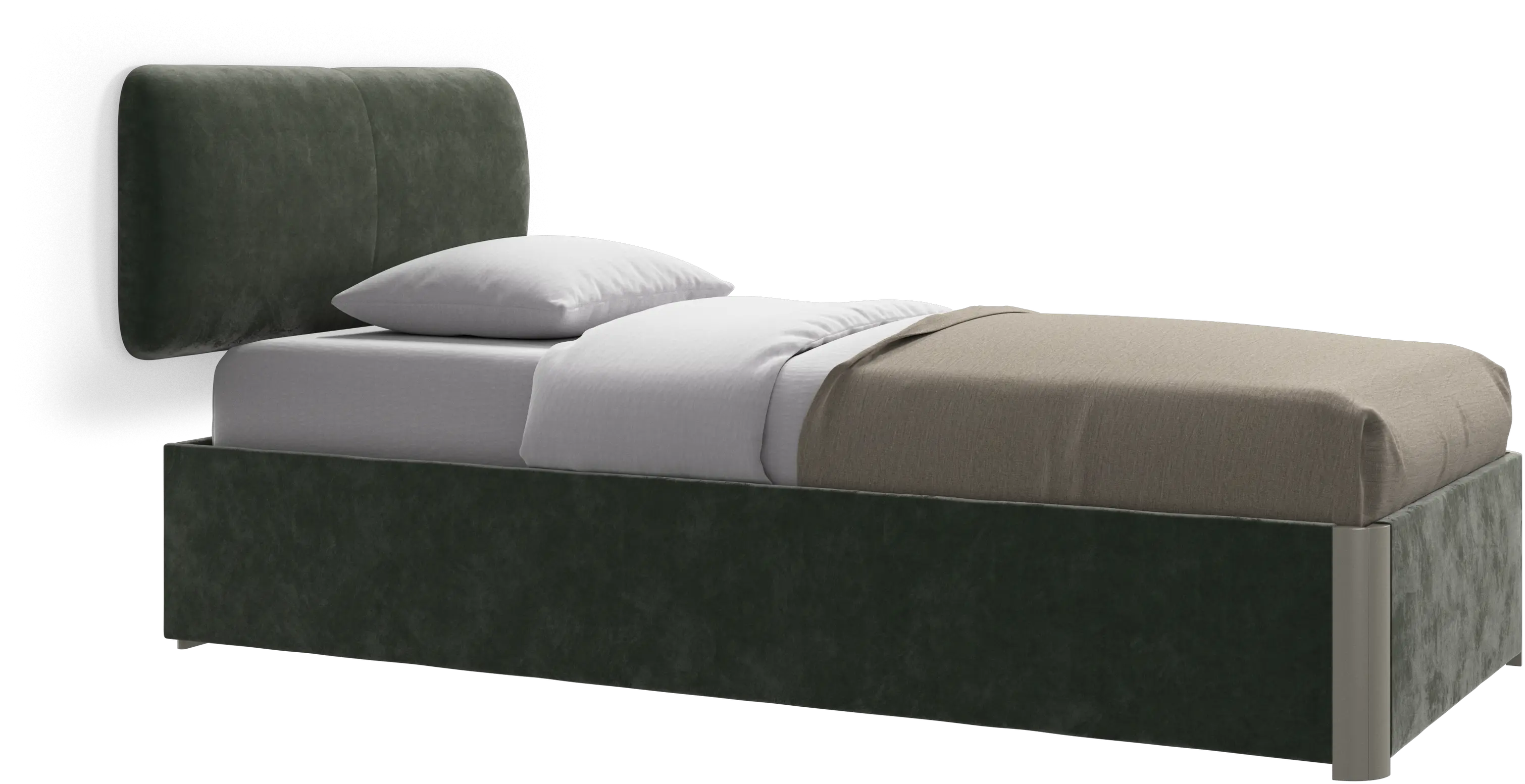 Element bed, wall-mounted headboard, without slats, excl. mattress