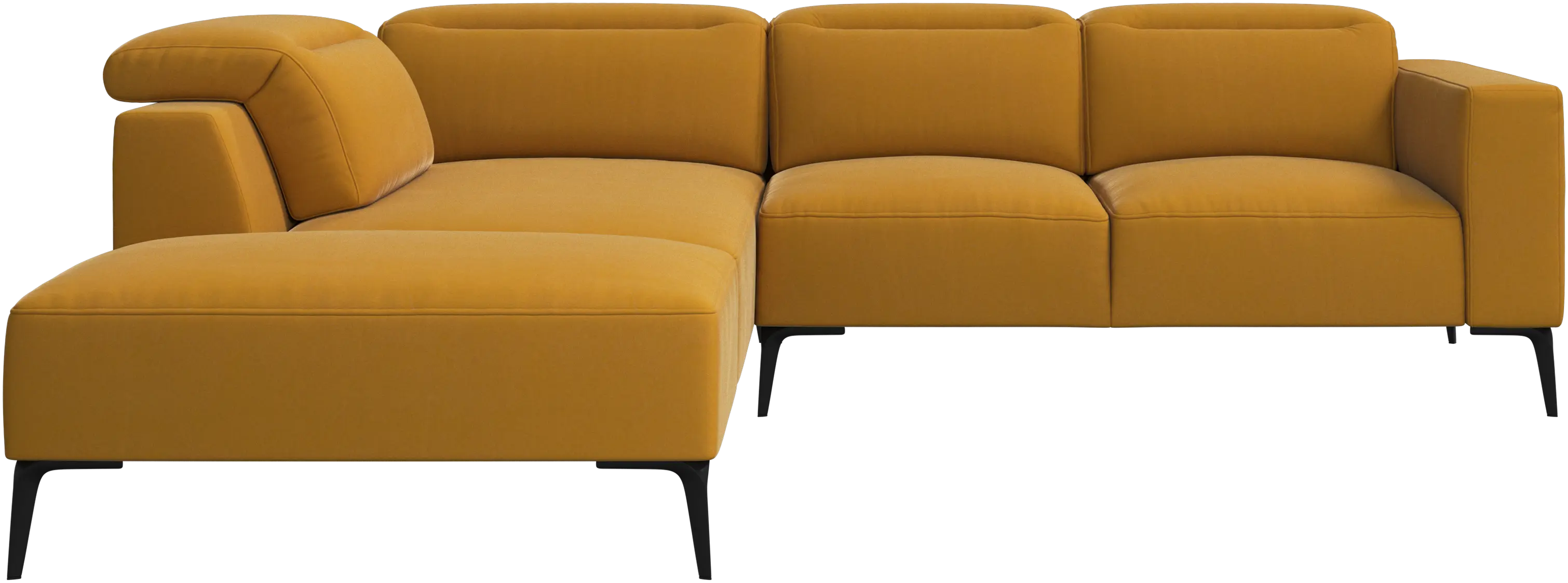 Zürich corner sofa with lounging unit