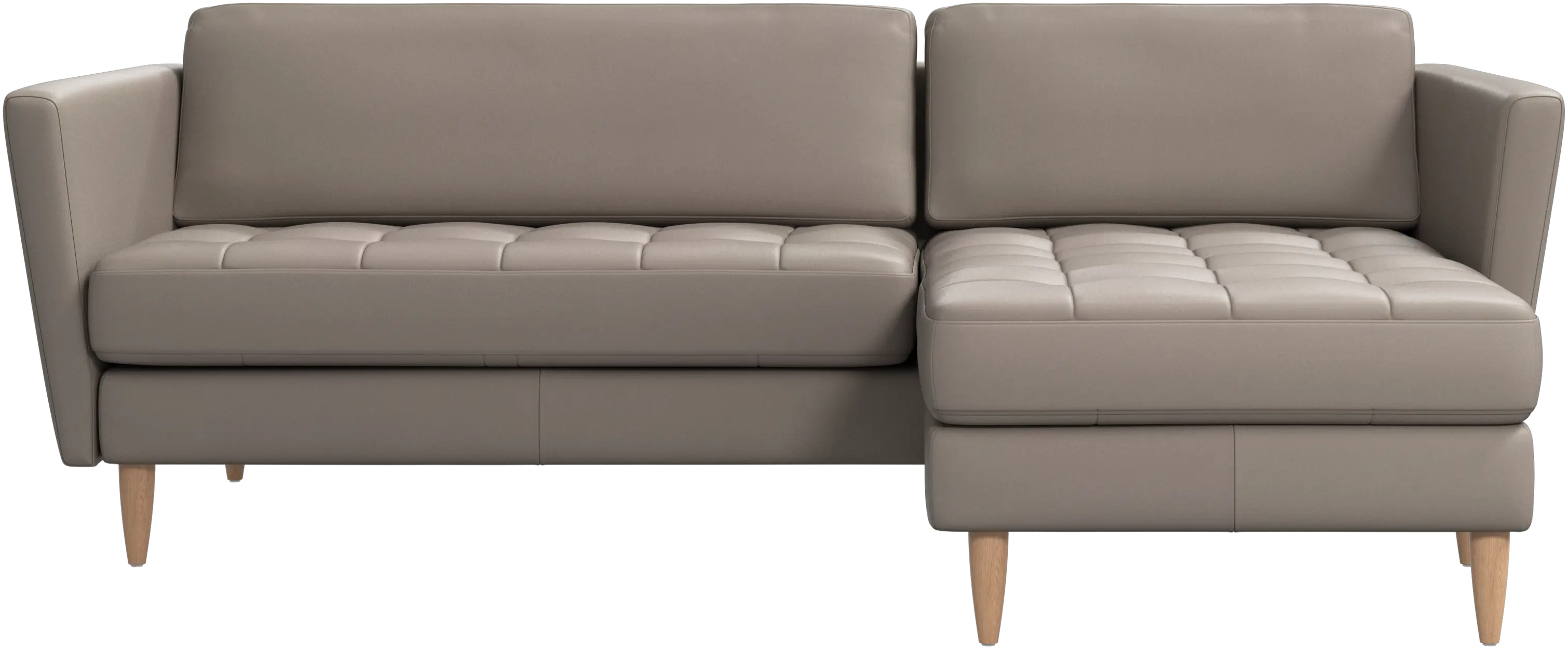 Osaka sofa with resting unit, tufted seat