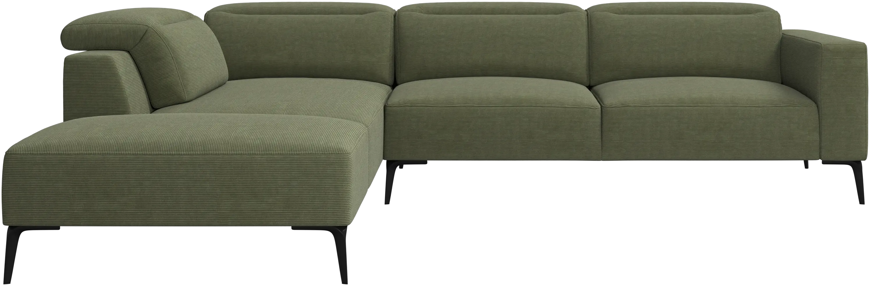 Zürich corner sofa with lounging unit