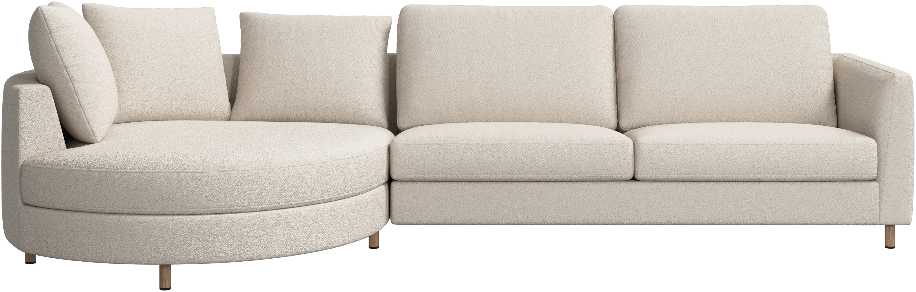 Indivi sofa with chaise longue left