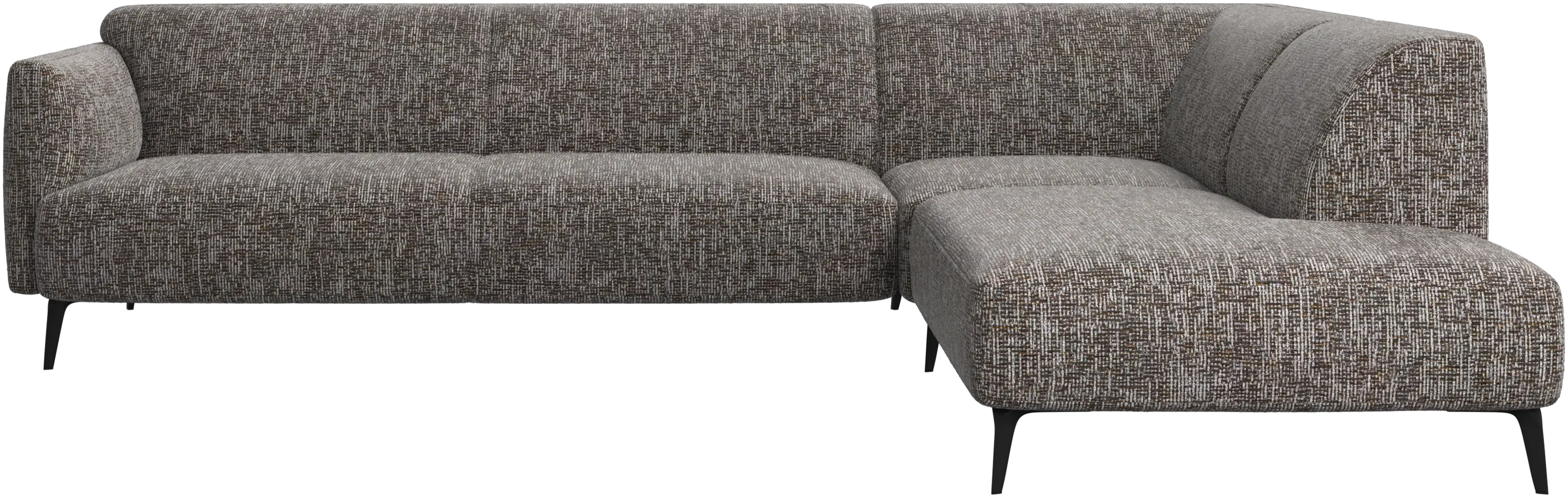 Modena corner sofa with lounging unit