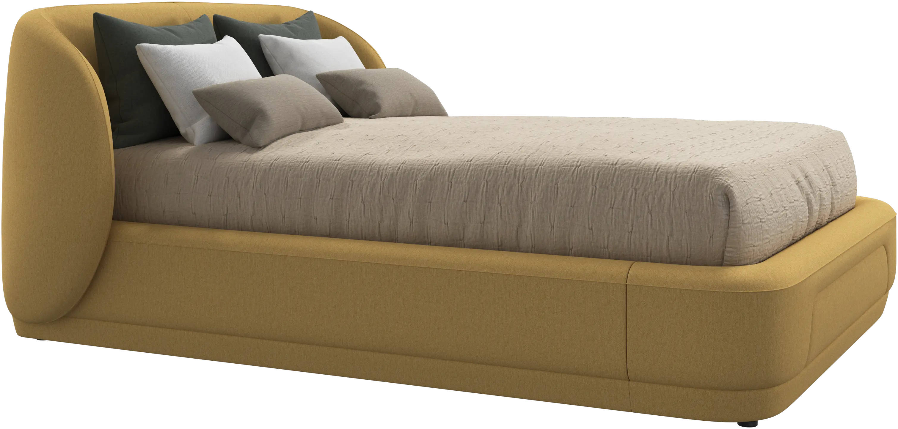 Lit Bolzano avec sommier à lattes – l140xL190 cm