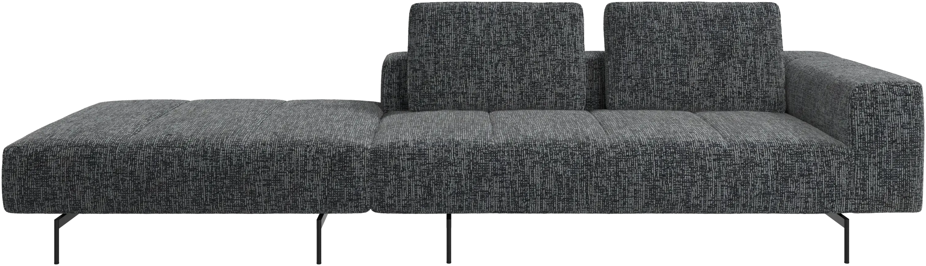 Amsterdam sofa with footstool on left side
