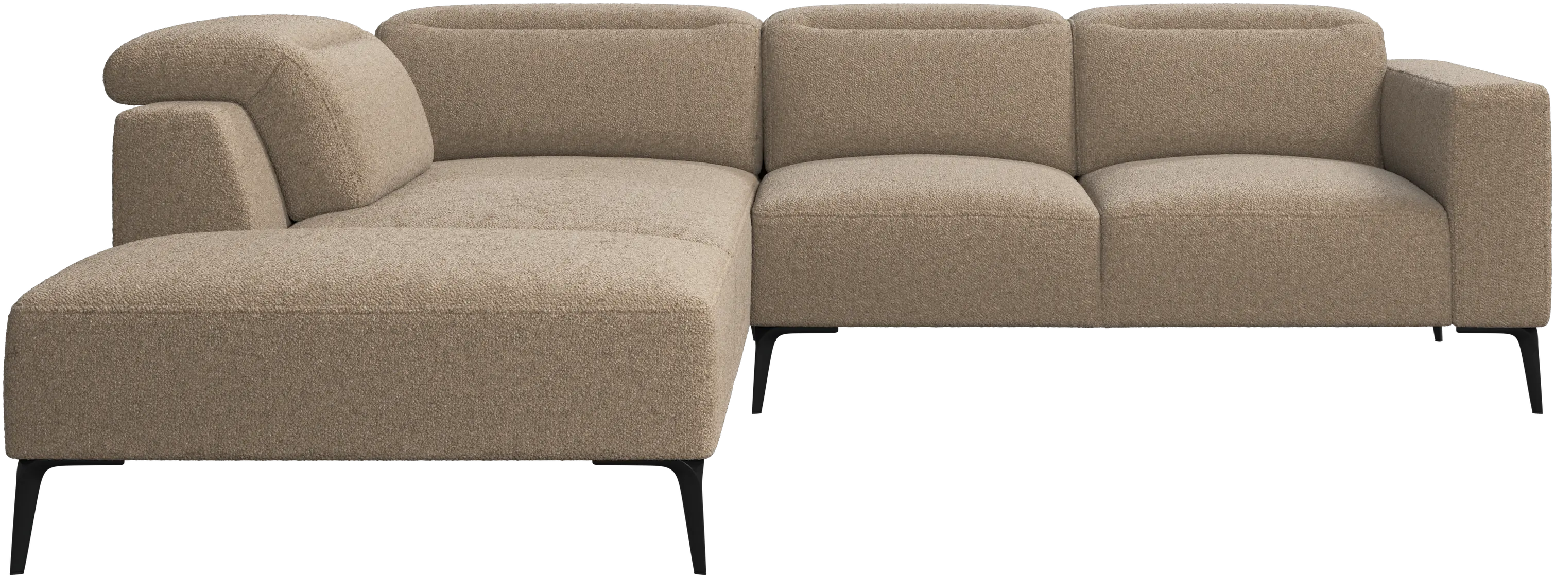 Zürich corner sofa with lounging unit