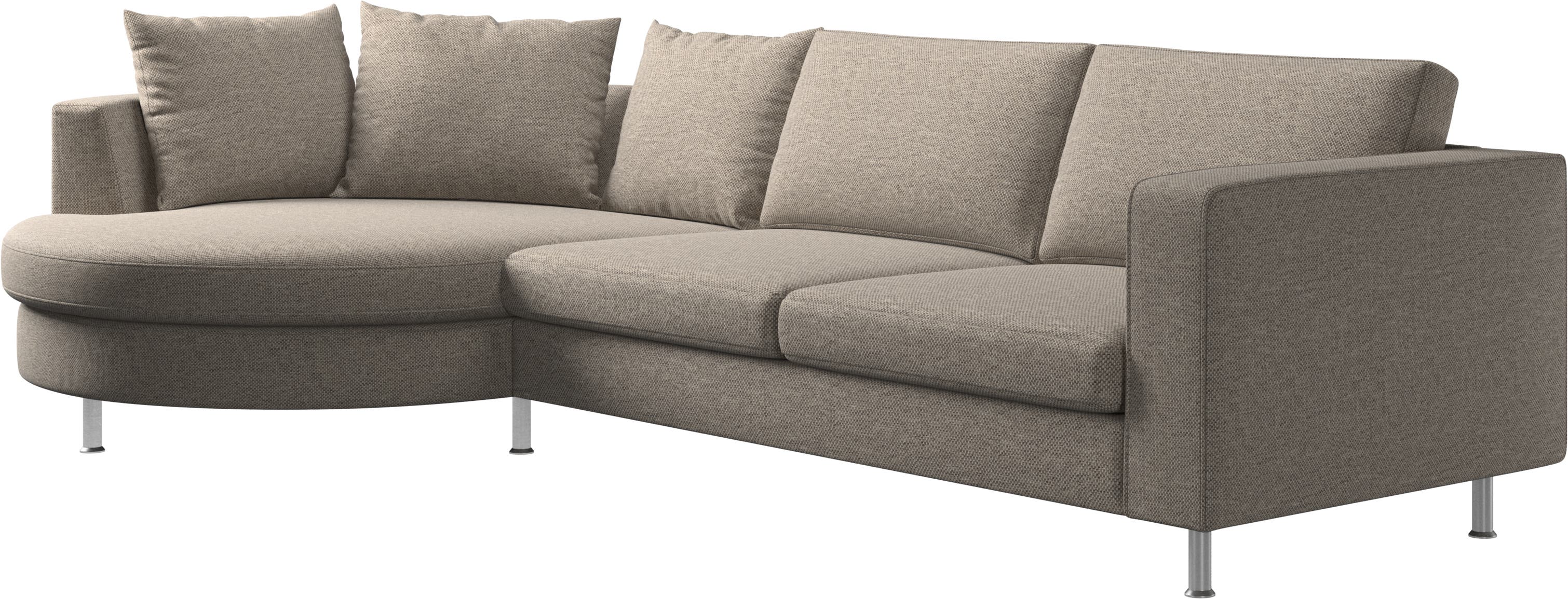 Indivi Sofa mit rundem Loungemodul