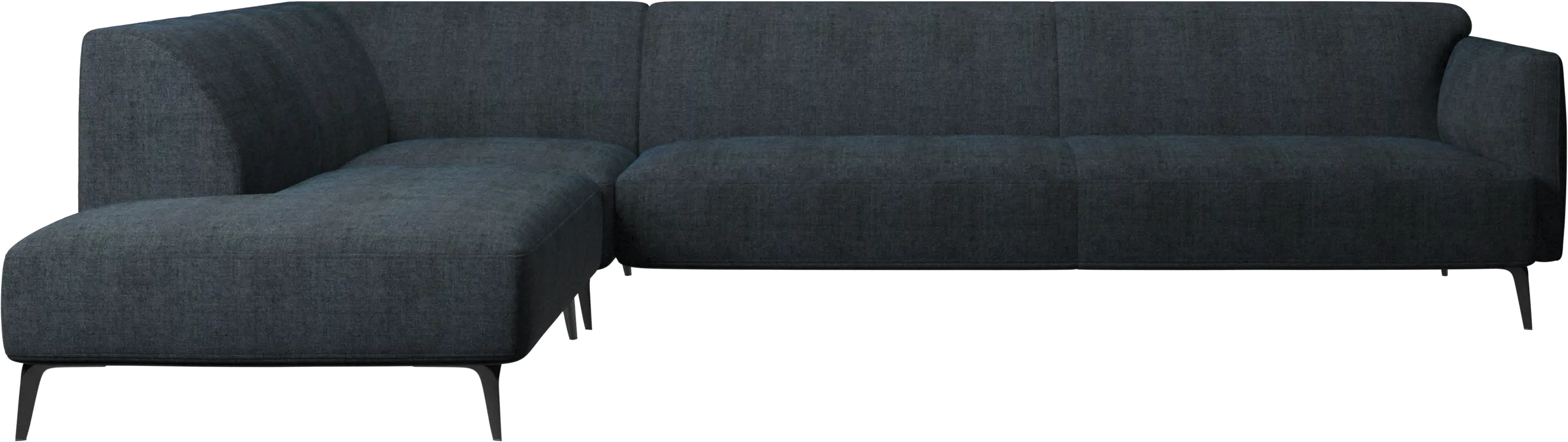 Modena corner sofa with lounging unit
