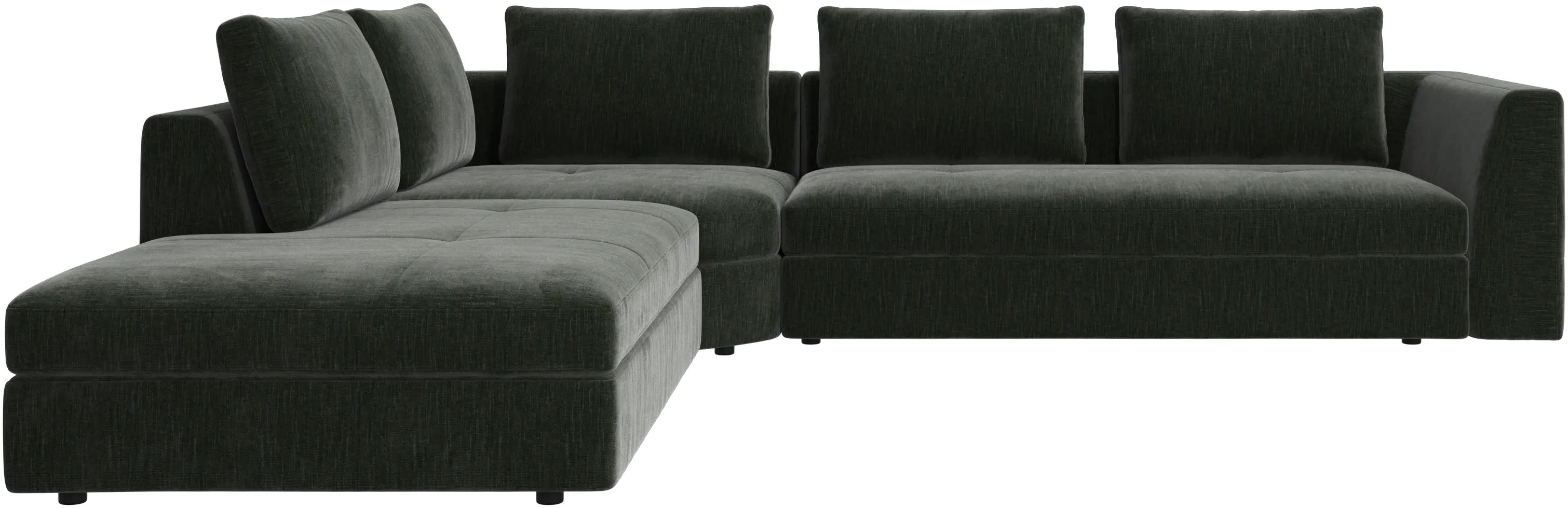 Bergamo corner sofa with lounging unit