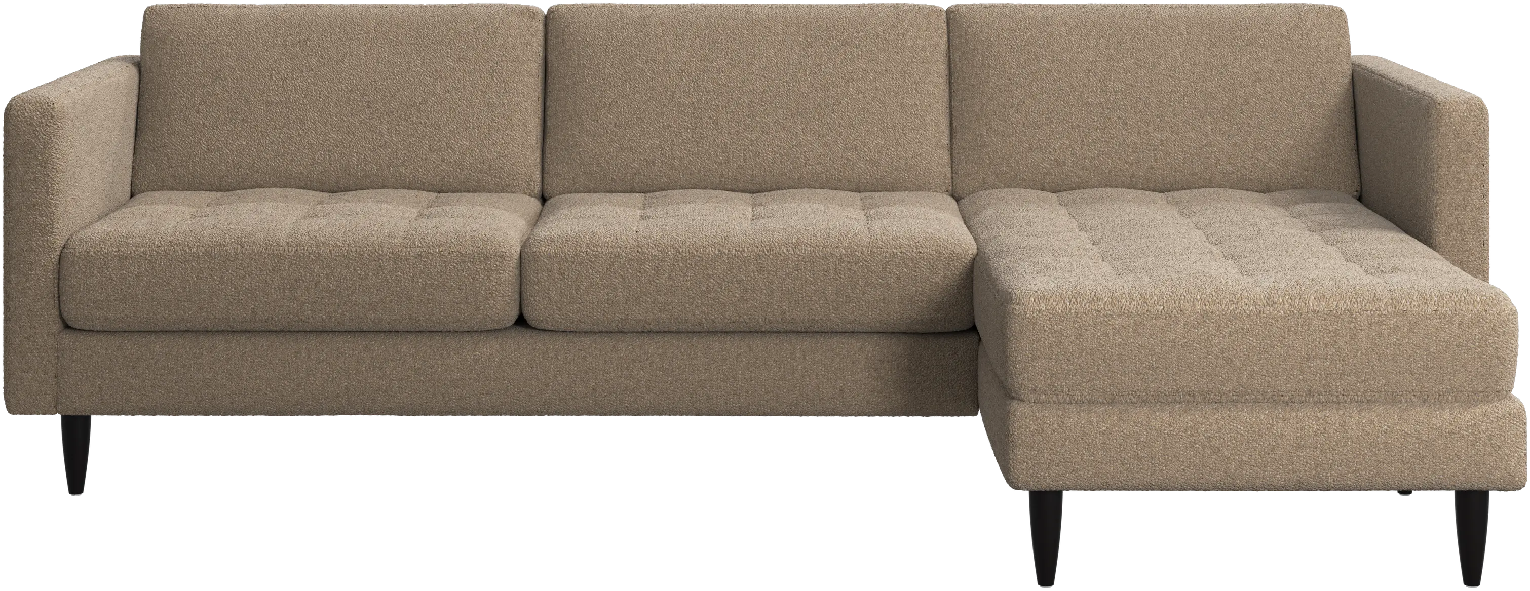 Osaka sofa with resting unit, tufted seat