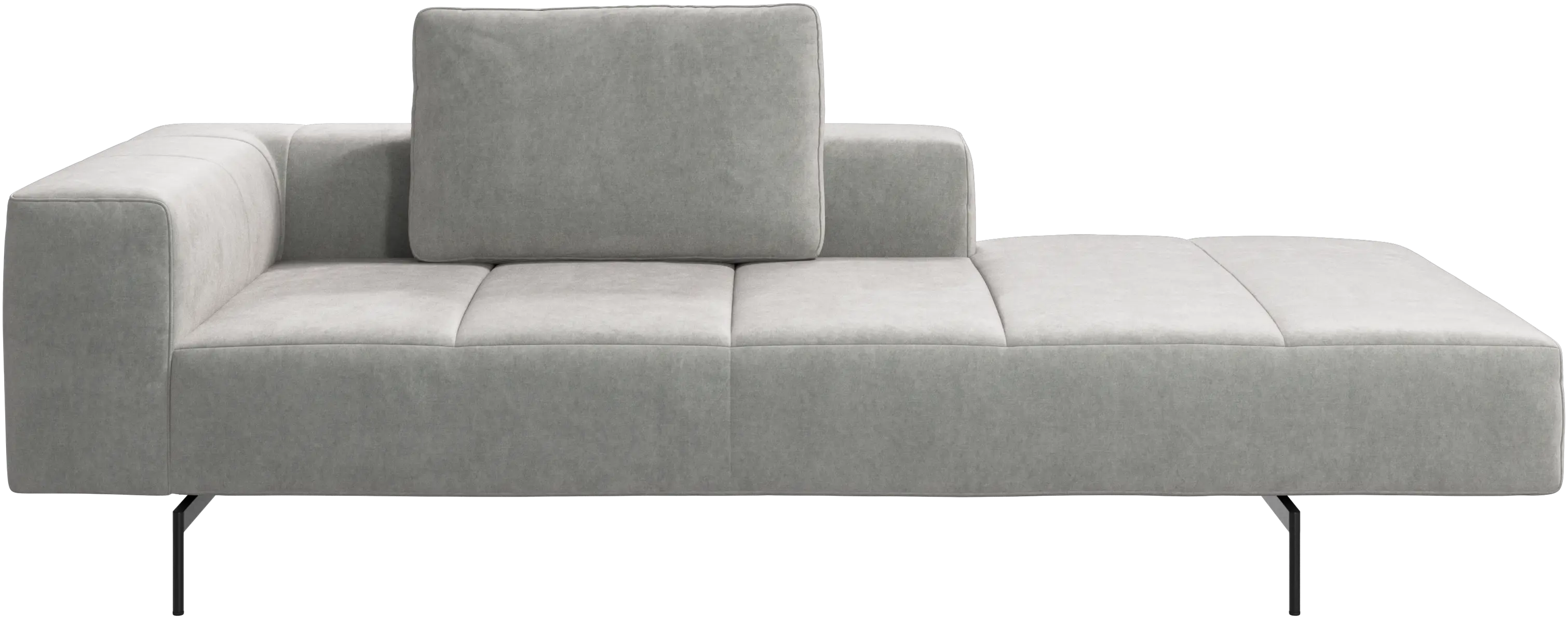 Amsterdam Iounging module for sofa, armrest left, open end right