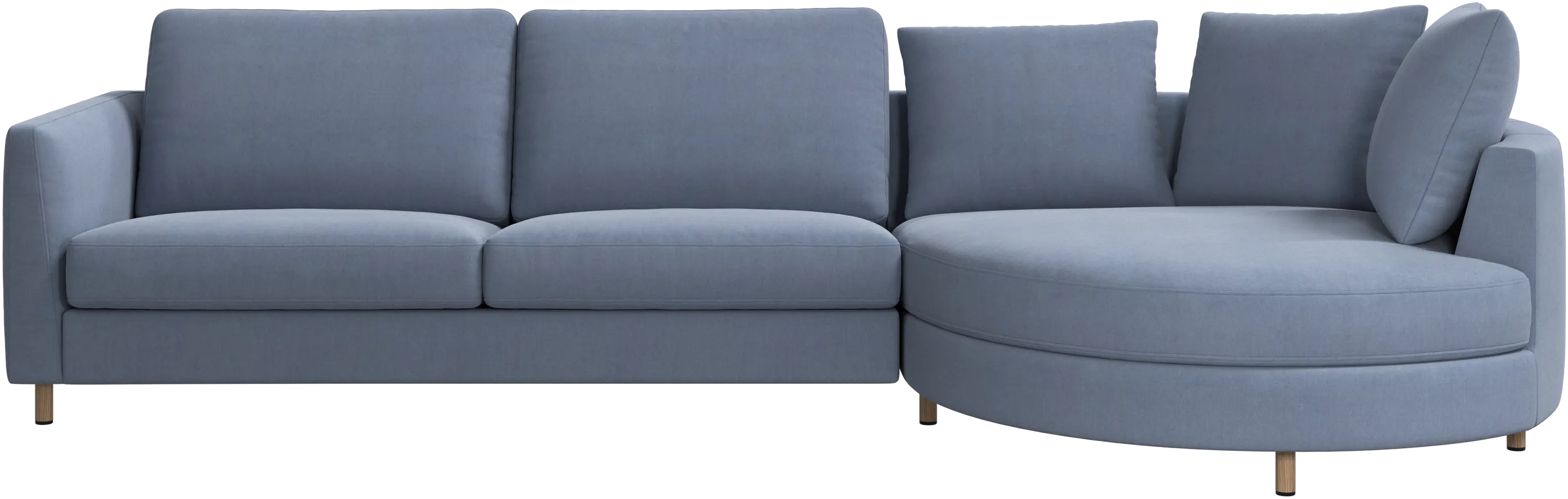 Sofá Indivi con módulo chaise-longue a la derecha