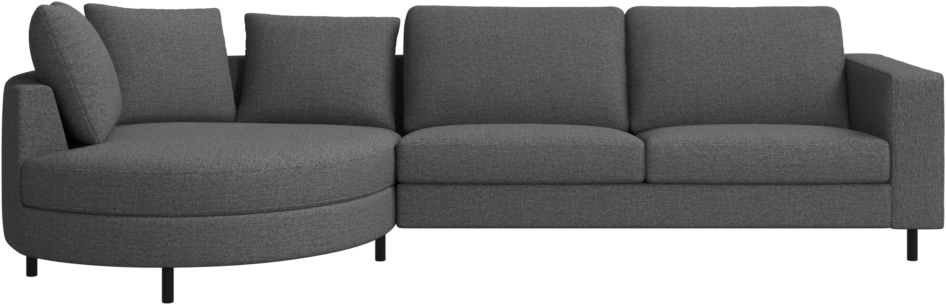 Sofá Indivi con módulo chaise-longue a la izquierda
