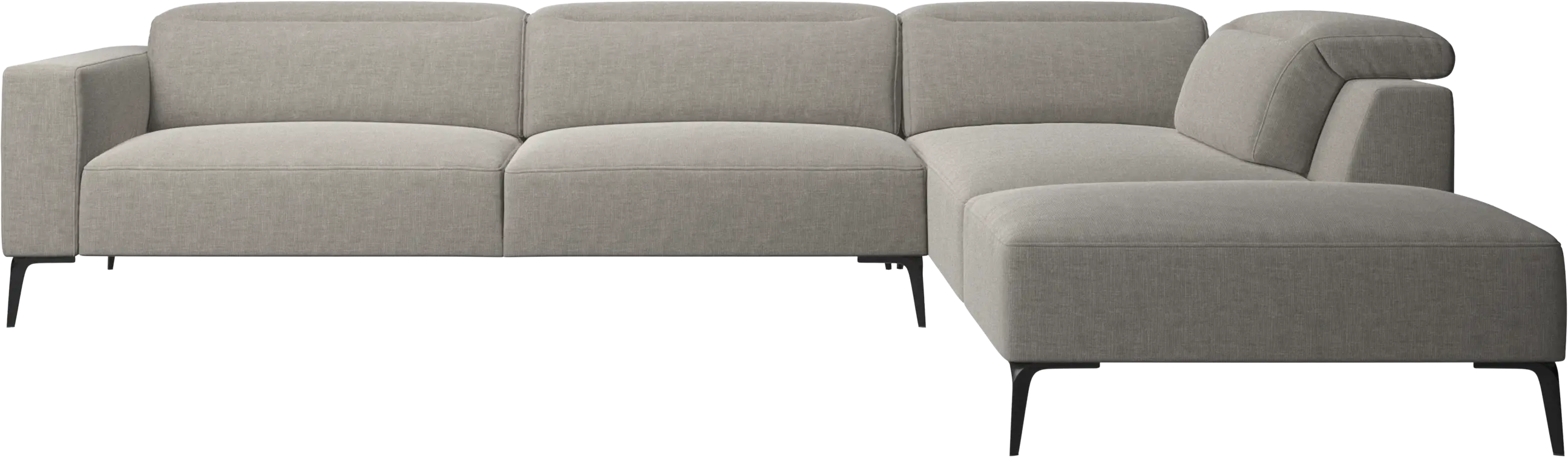 Zürich corner sofa with lounging unit