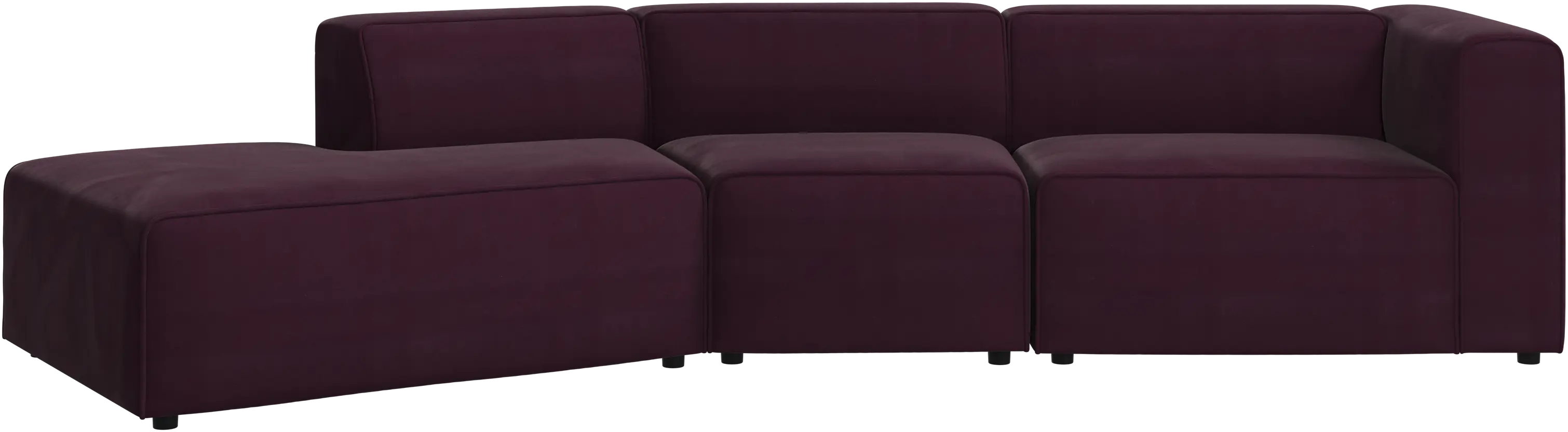 Carmo sofa with lounging units