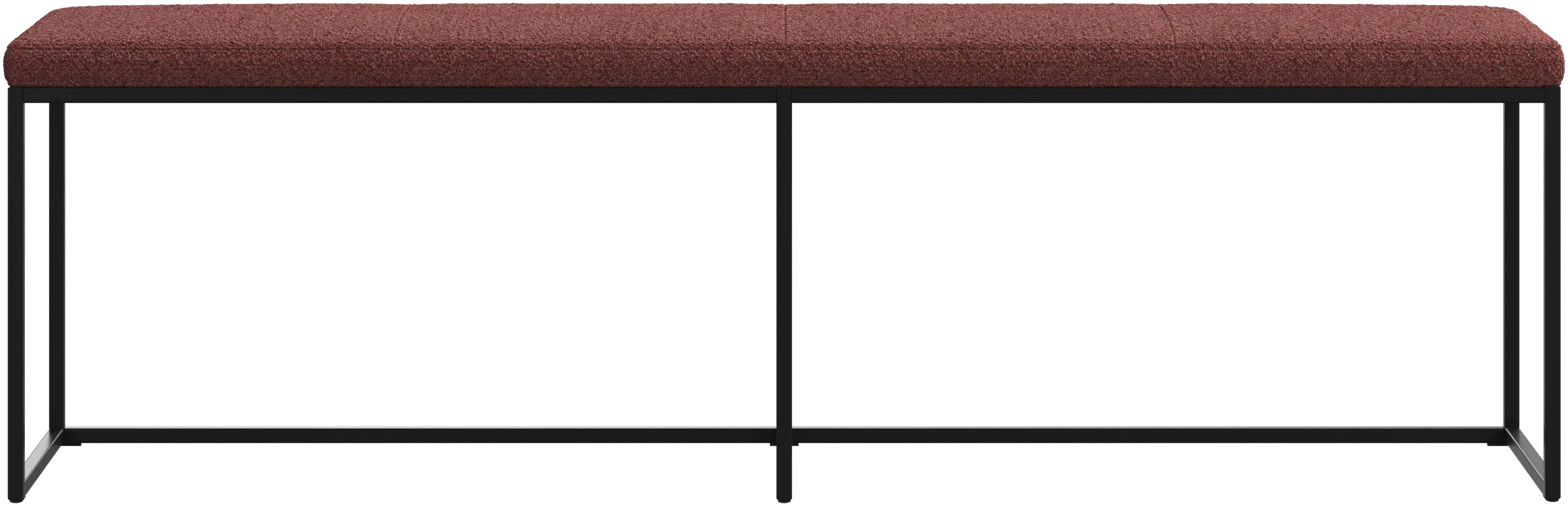 London grosse Bank mit Kissen