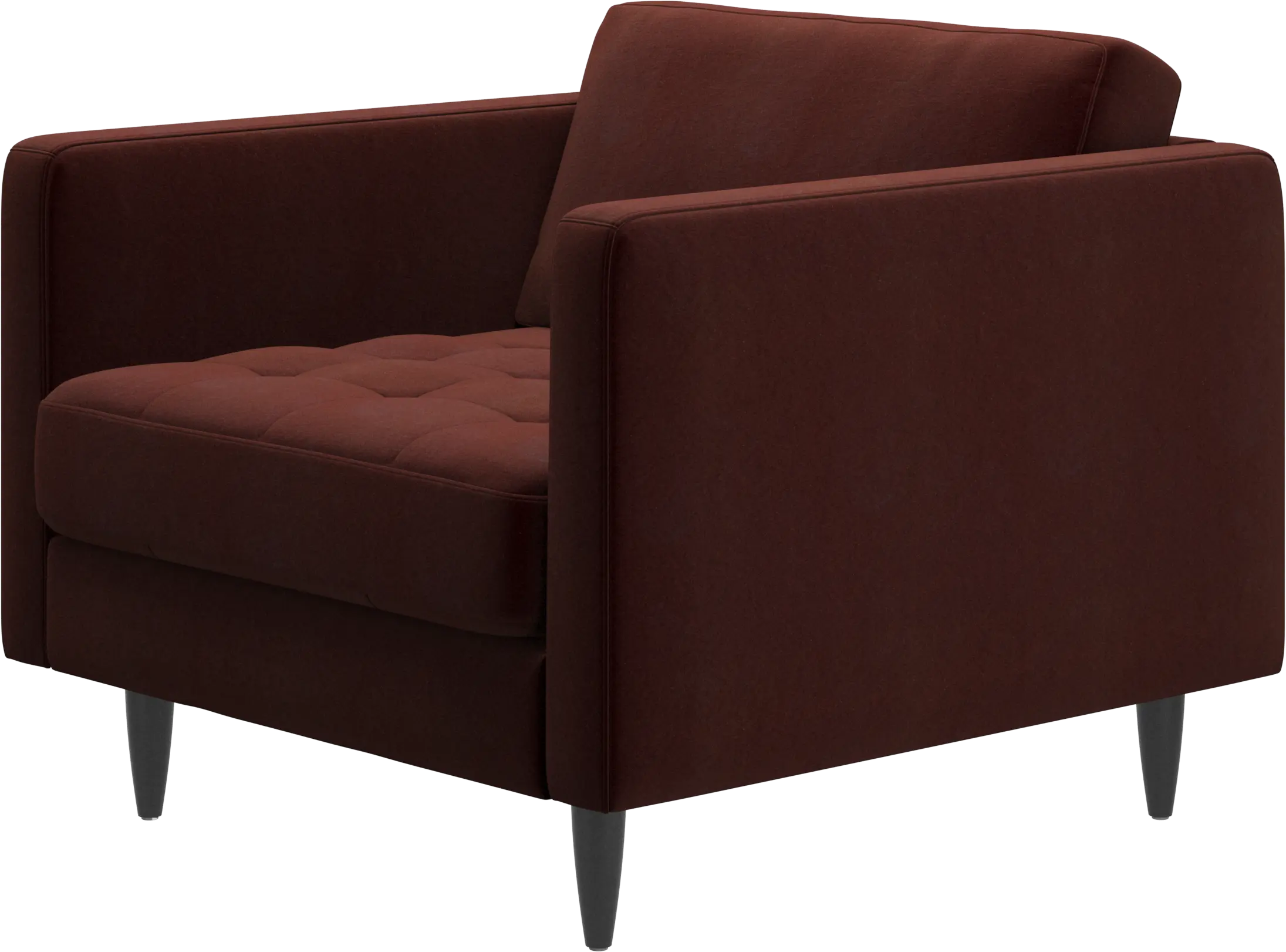 Osaka chair, tufted seat