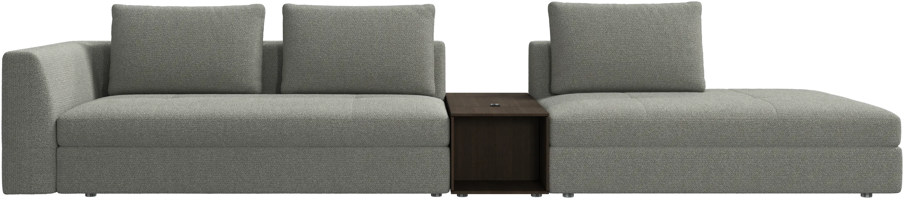 Bergamo 3 seater lounge sofa with storage