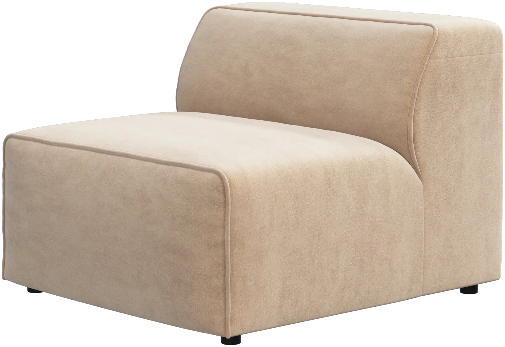 Carmo 1-seater, no armrests