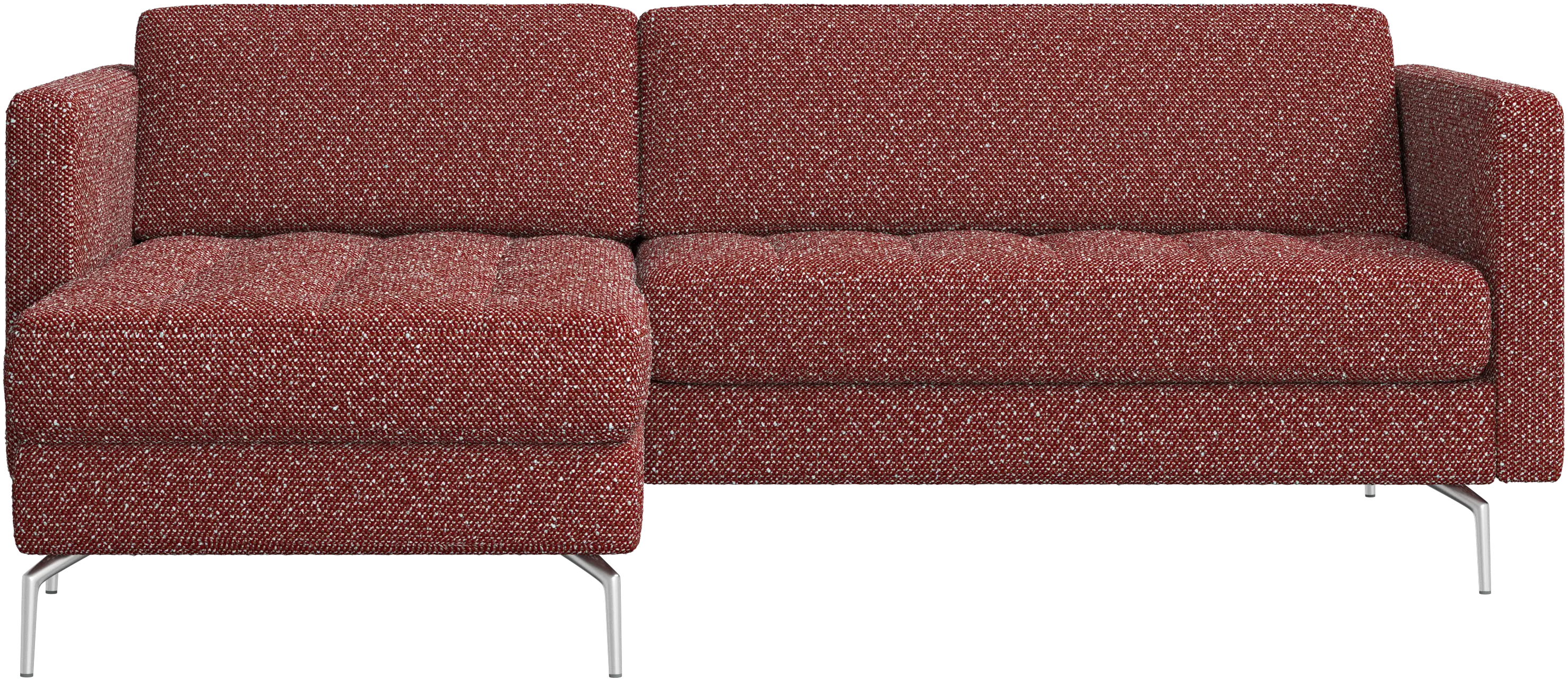 Osaka sofa with resting unit, tufted seat