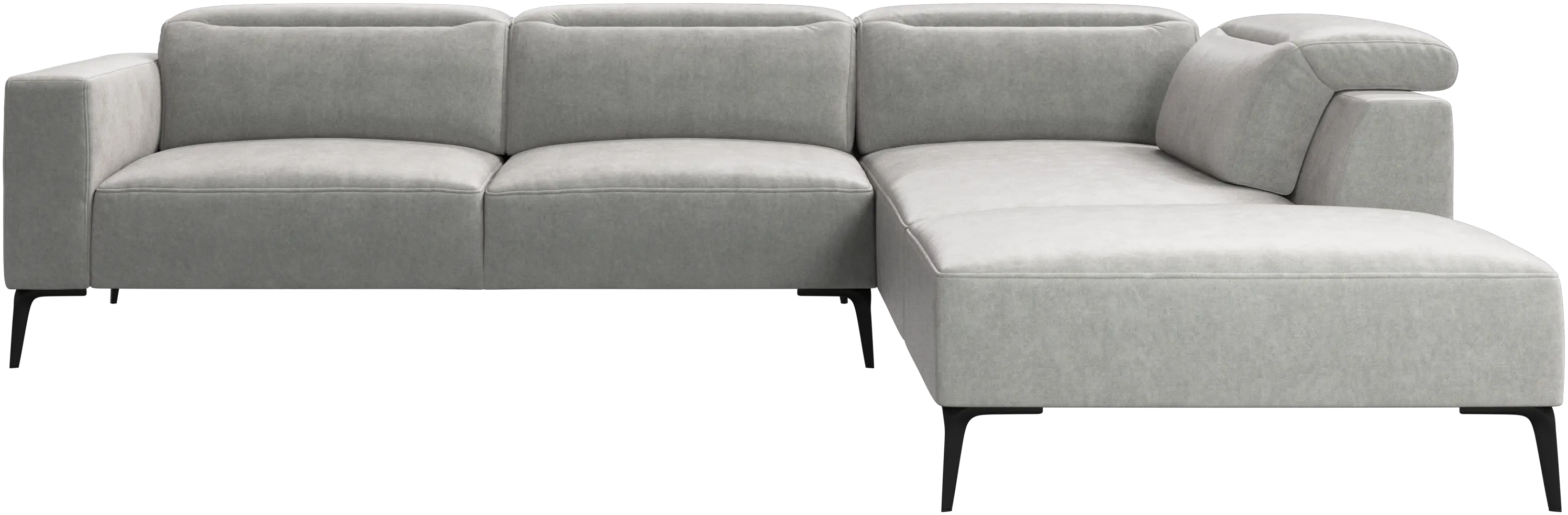 Zürich corner sofa with lounging unit