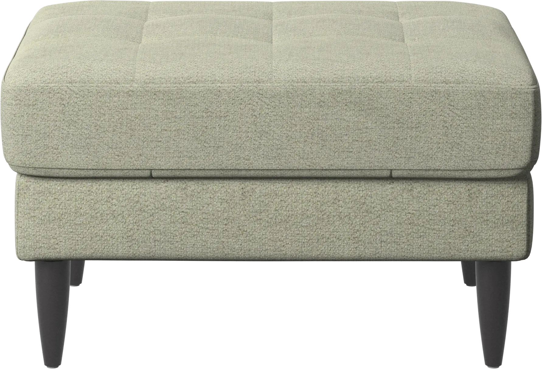 Osaka footstool, tufted seat