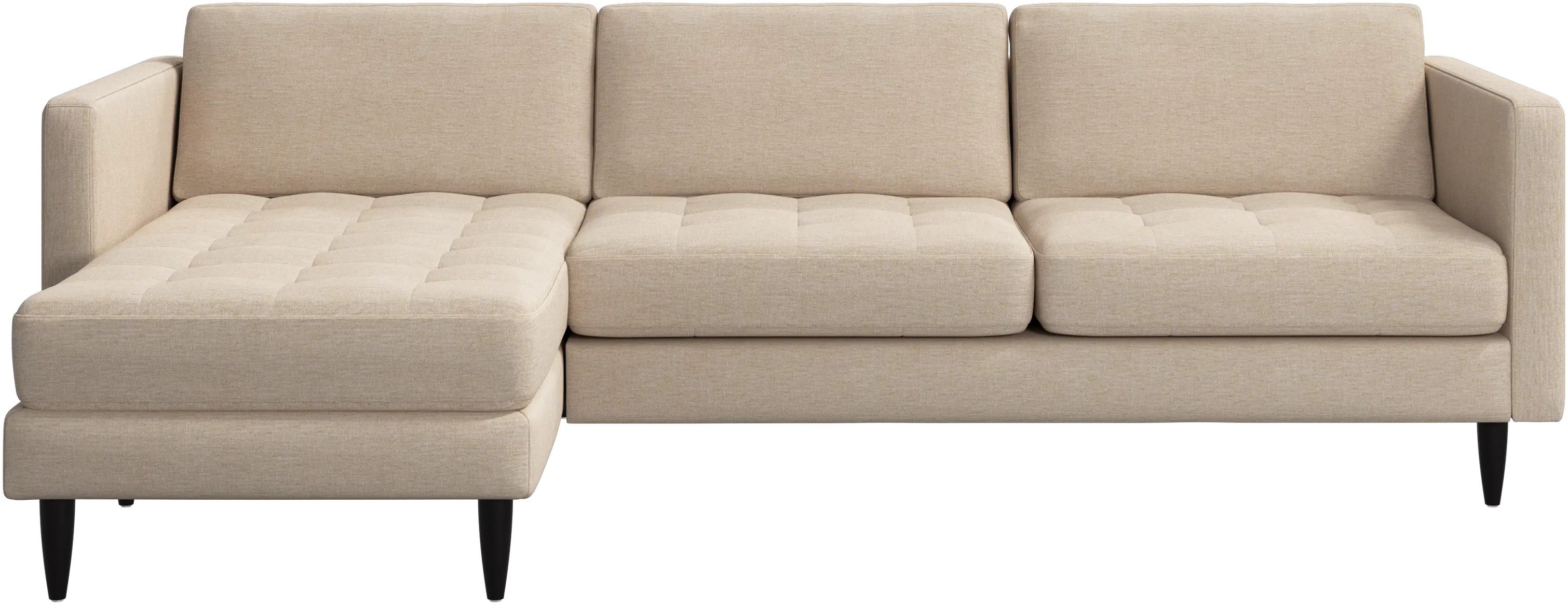 Osaka sofa with resting unit, tufted seat
